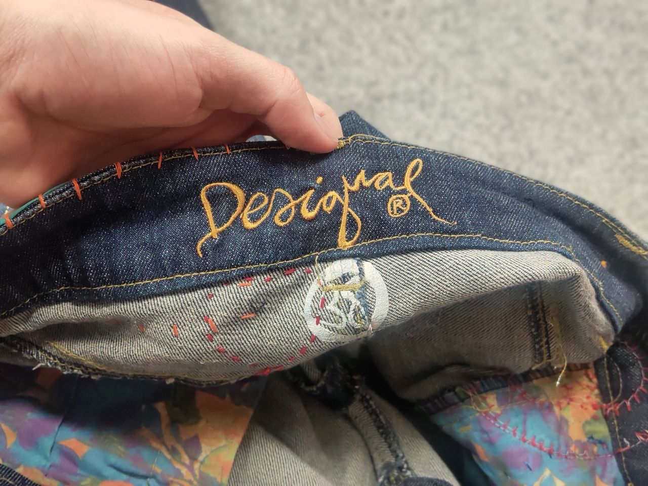 Hysteric Glamour Desigual Vintage Y2K Style Low-rise jeans embroidered logo Size 30" / US 8 / IT 44 - 16 Thumbnail