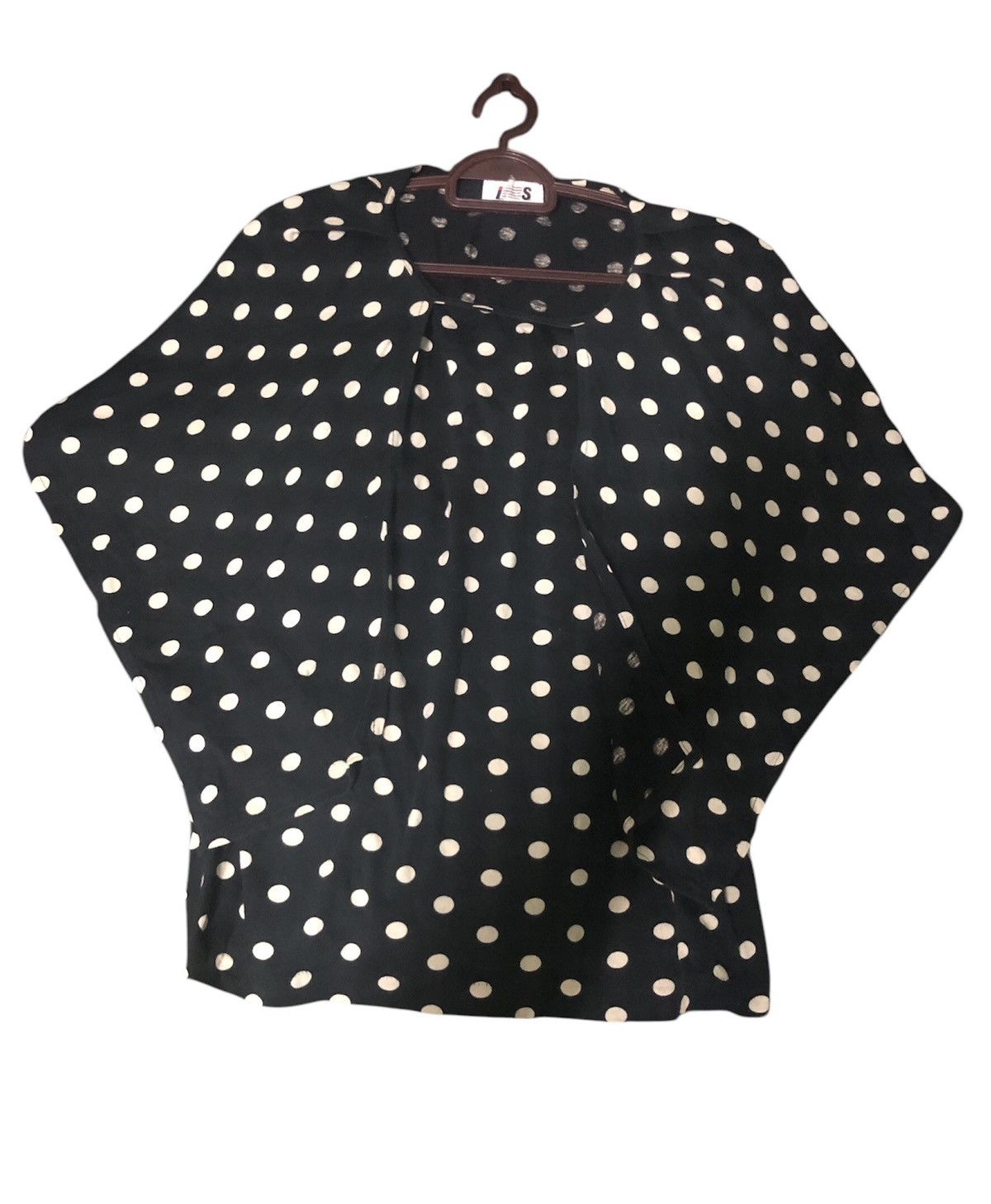 Designer × Issey Miyake Issey Miyake Rare Design Blouse Polka Dots Black and White Size S / US 4 / IT 40 - 12 Thumbnail