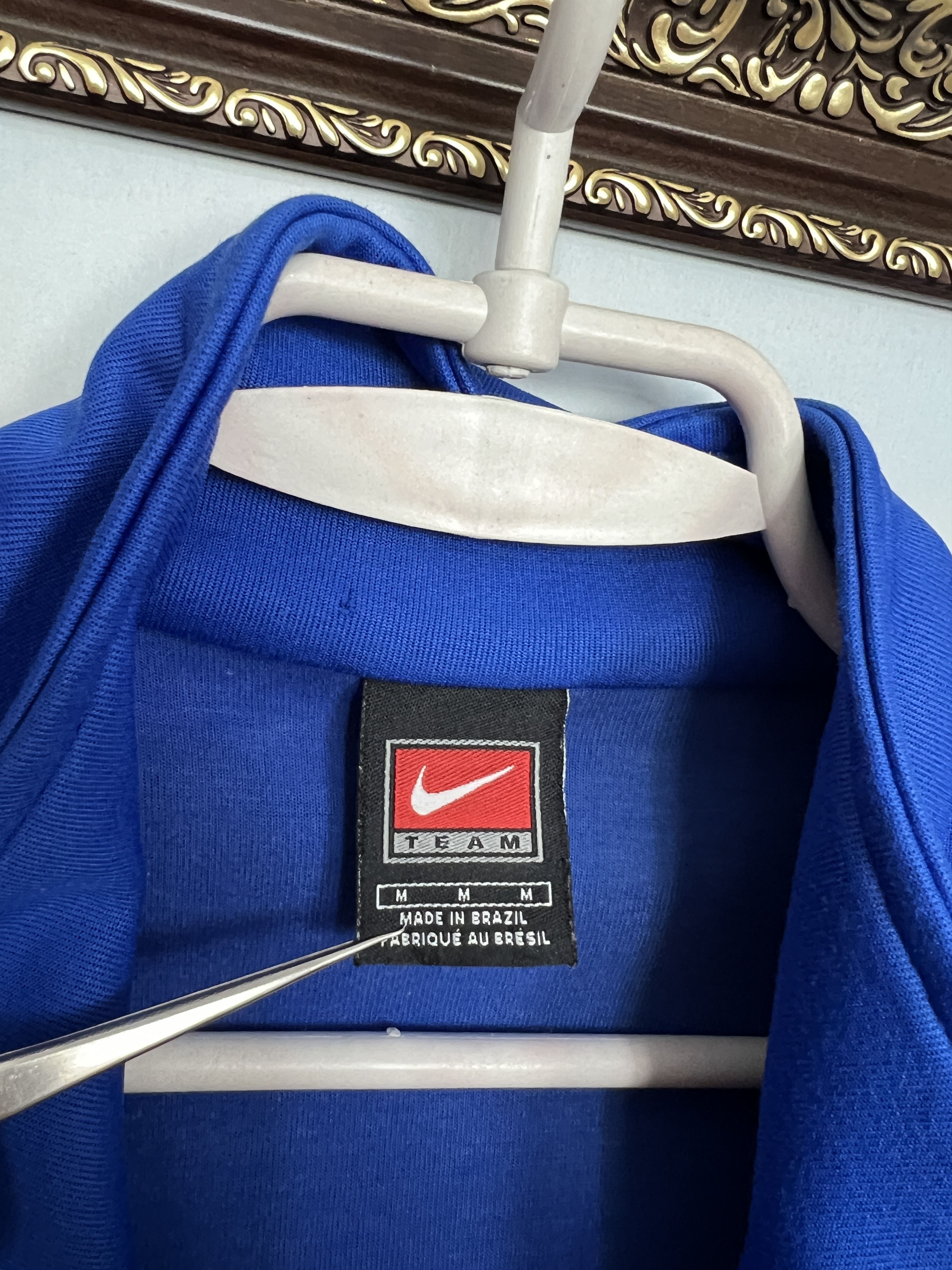 Nike Vintage Brazil Football Jacket Soccer Track Top National Size US M / EU 48-50 / 2 - 5 Thumbnail