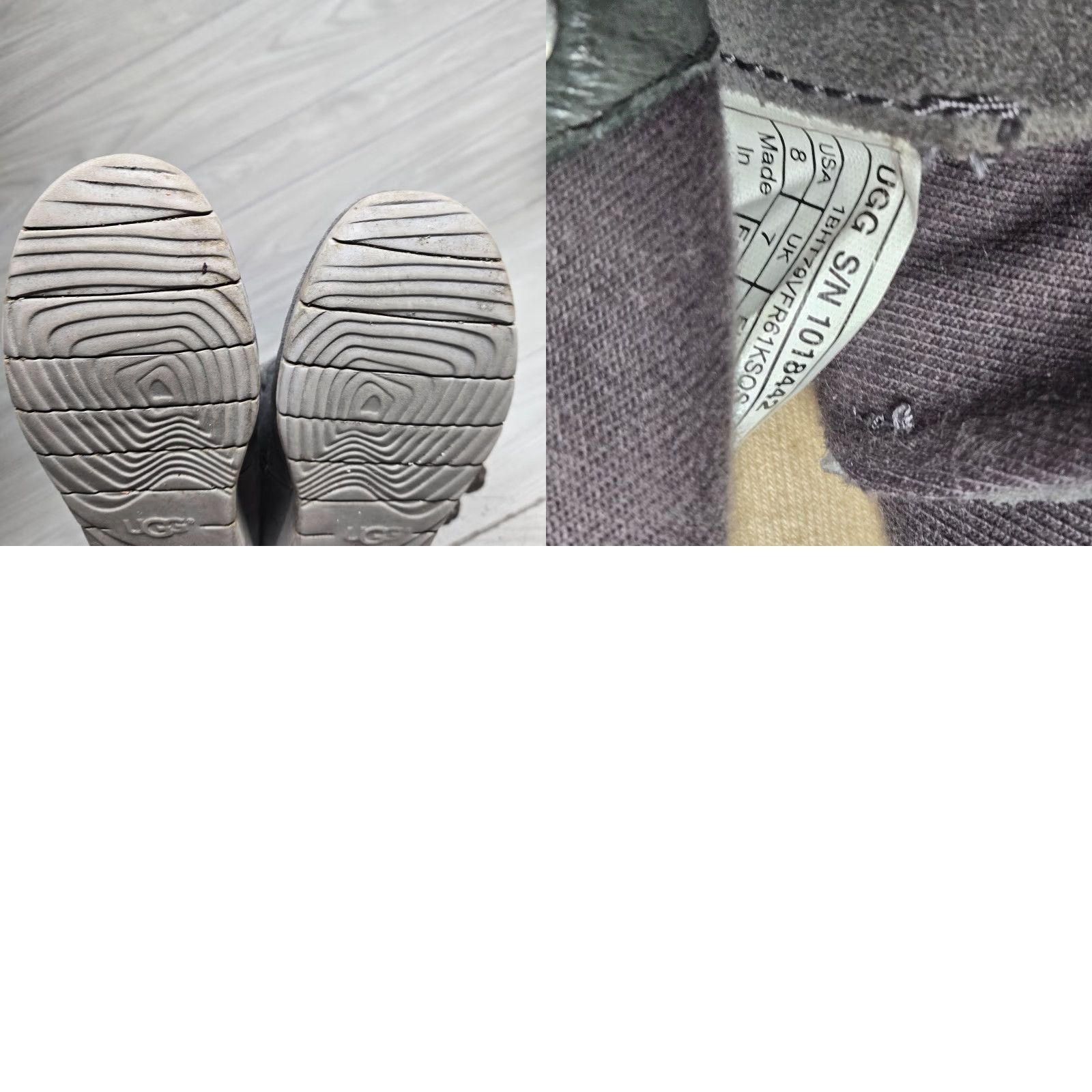 Ugg UGG Chukka Boots Mens 8 Gray Wool Suede Round Toe Lace Up Casual Vintage No 1018442 Size US 8 / EU 41 - 8 Thumbnail