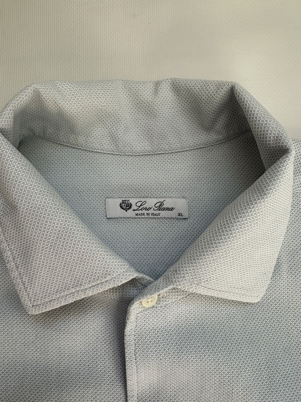 Loro Piana Loro Piana Blue Old money Shirt XL Size US XL / EU 56 / 4 - 8 Thumbnail