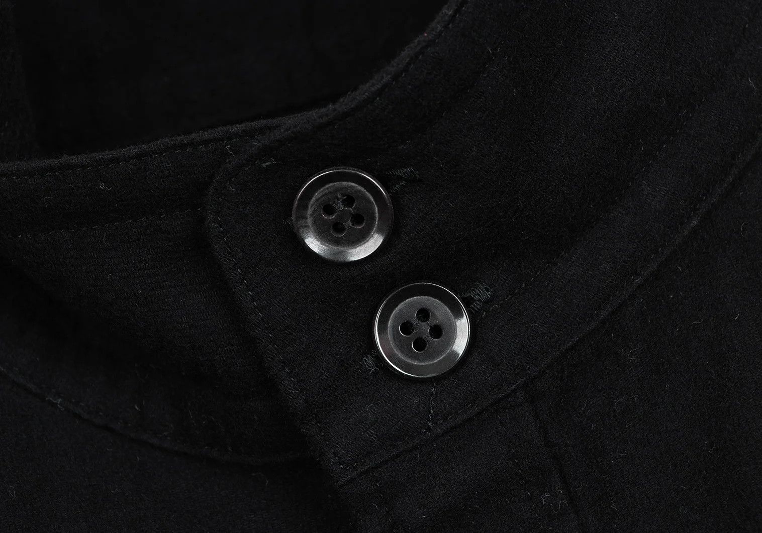Jean Paul Gaultier Cotton Back Long Shirt in Black, Size 3 Size US L / EU 52-54 / 3 - 4 Thumbnail
