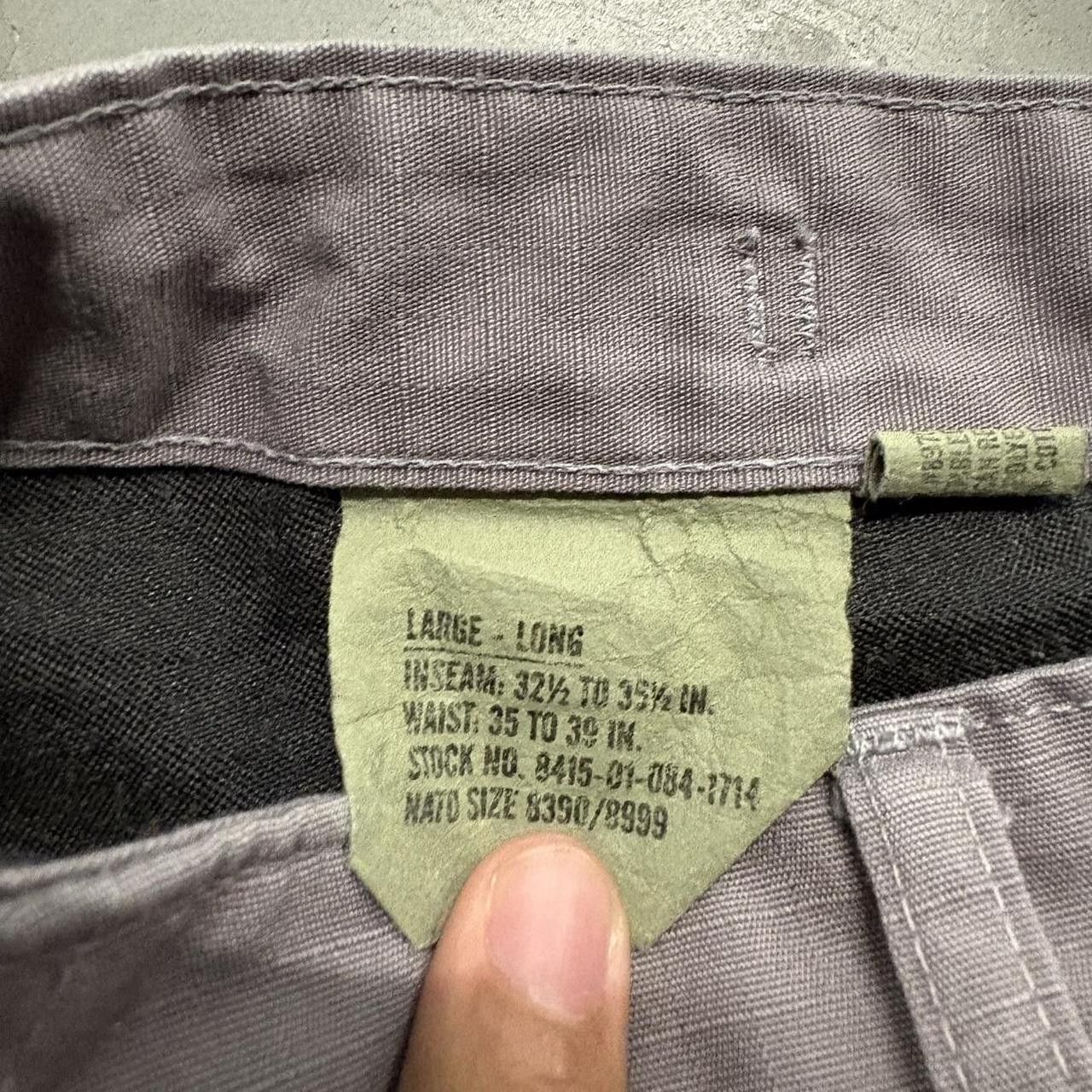 Propper Crazy Vintage Y2K/2000s Super Baggy Propper Streetwear Style Grey Adjustable Waist Cargo Pants! Size US 36 / EU 52 - 7 Thumbnail