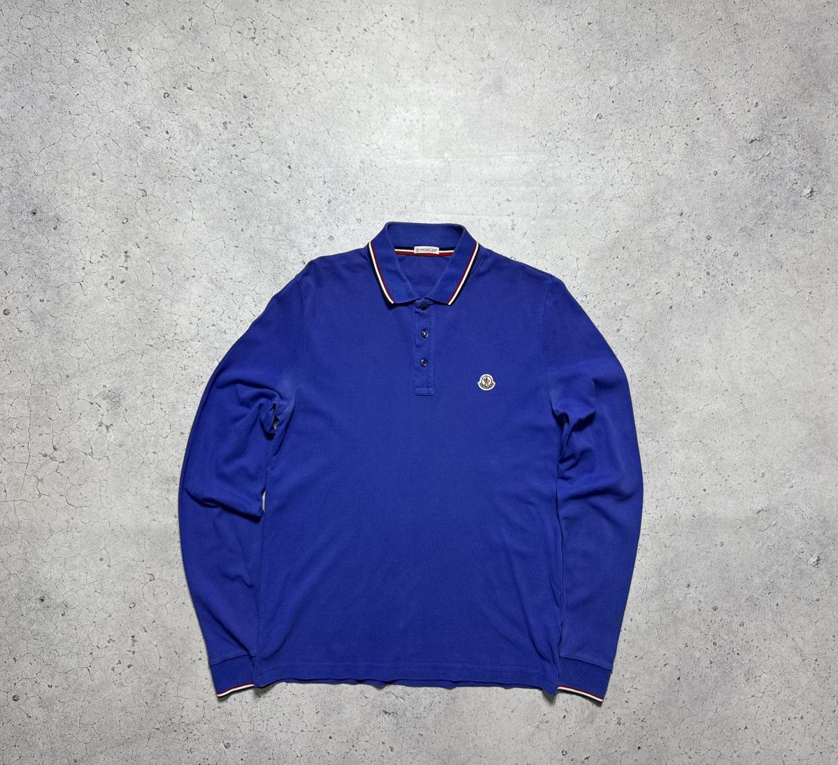 Moncler Moncler Maglia Polo Manica Lunga Luxury Polo Long Sleeve Size US M / EU 48-50 / 2 - 1 Thumbnail