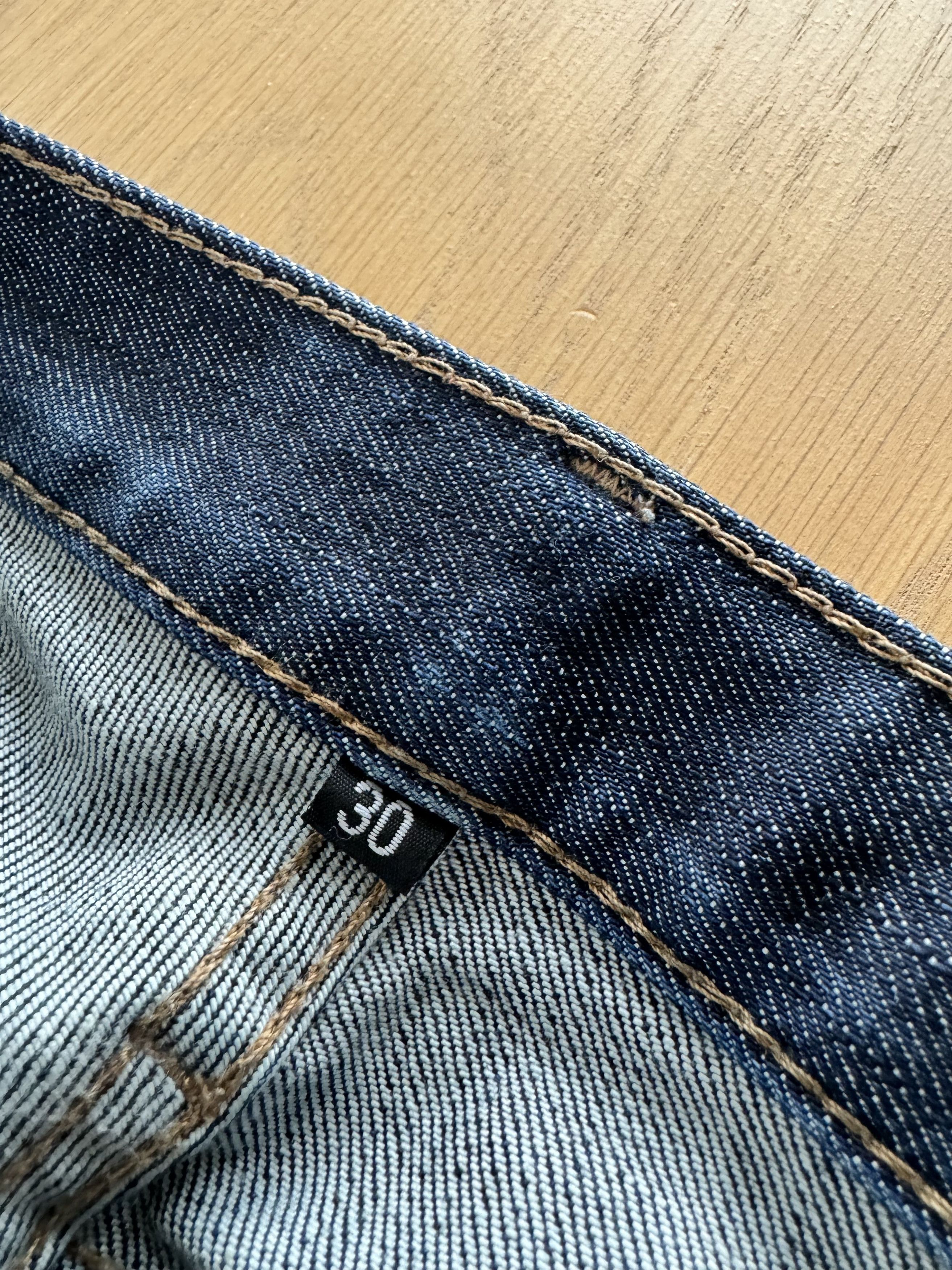 THVM THVM Raw Indigo Denim 👖 Size 30x30, nice fades Size US 30 / EU 46 - 6 Thumbnail