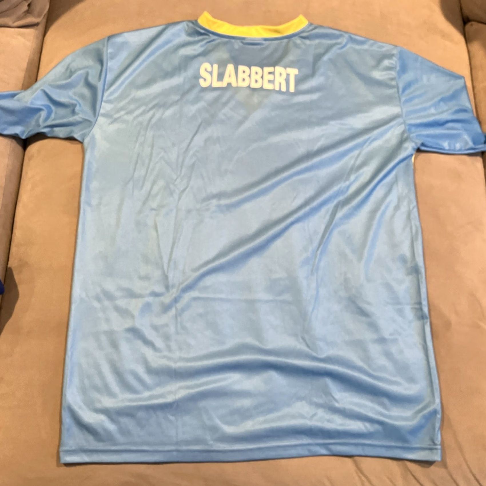 Market Market Demand Mens XL Blue Awesome Namibia Hockey Union Black Health Jersey Size Size US XL / EU 56 / 4 - 5 Thumbnail