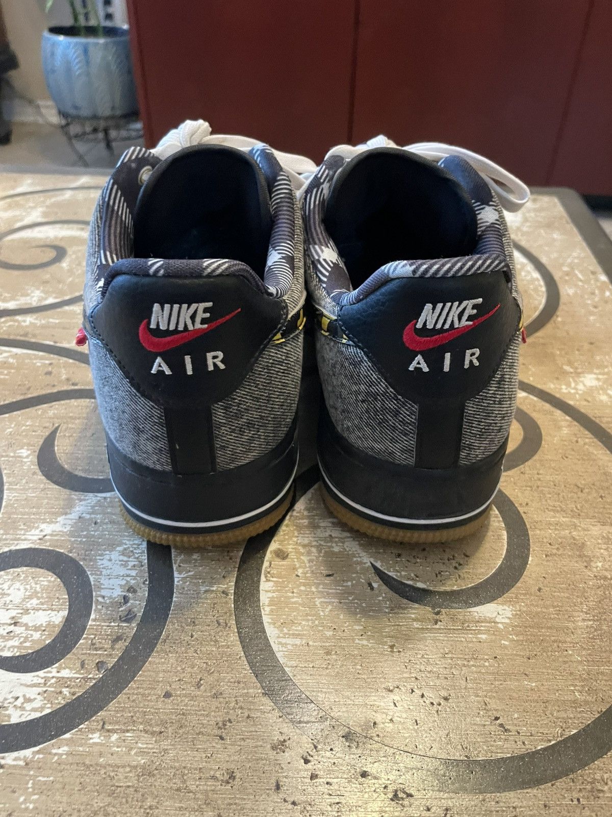 Nike AF-1 Low Remix Black Size US 10 / EU 43 - 4 Thumbnail