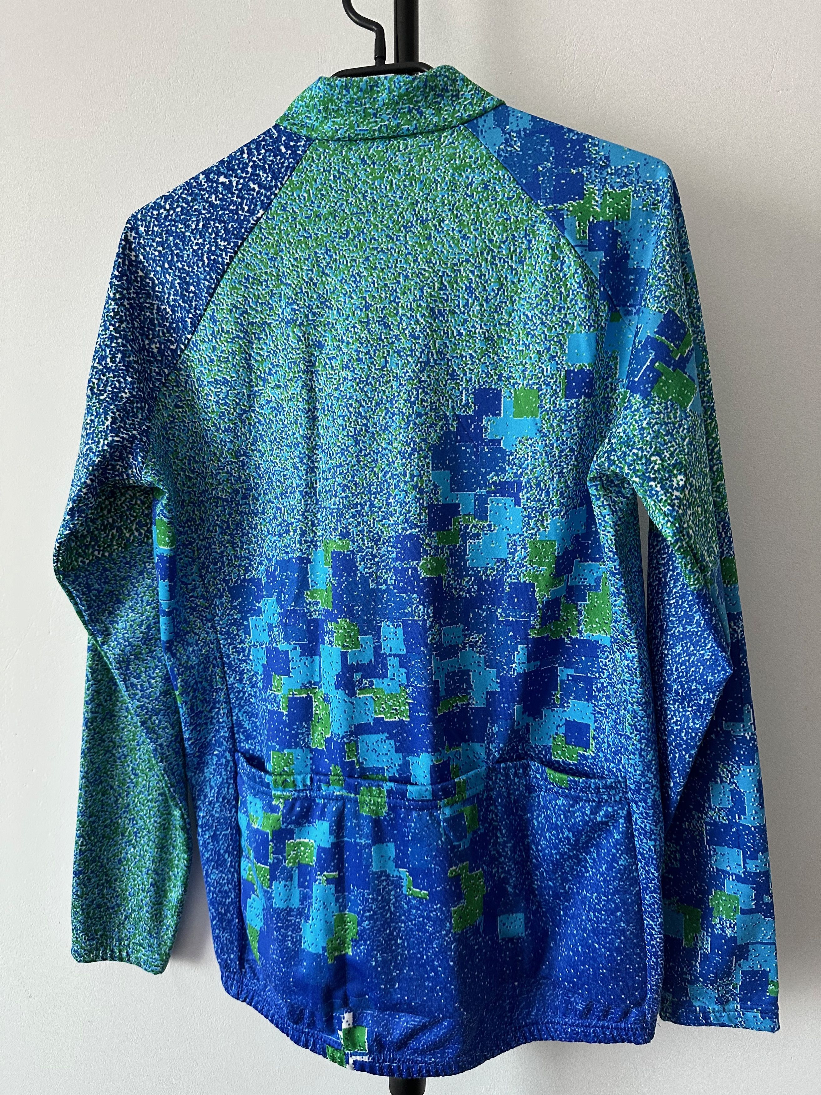 Vintage 80-90 SMS Santini UCI World Tour Cycling long sleeve shirt Size US L / EU 52-54 / 3 - 11 Thumbnail