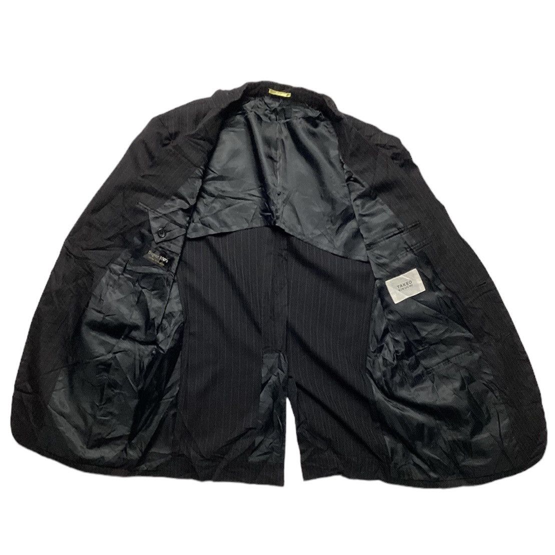 Takeo Kikuchi 🇯🇵 TAKEO KIKUCHI STRIPED BLAZER COAT JACKET Size US M / EU 48-50 / 2 - 10 Thumbnail