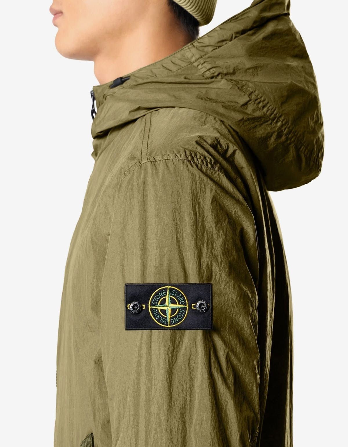 Stone Island Stone Island Green Crinkle Reps NY Jacket Size US XL / EU 56 / 4 - 3 Thumbnail