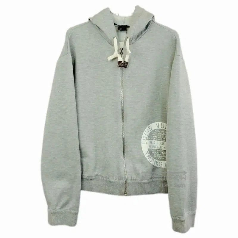 Louis Vuitton Louis Vuitton Gray Cotton Hoodie for Women . Size M / US 6-8 / IT 42-44 - 1 Thumbnail