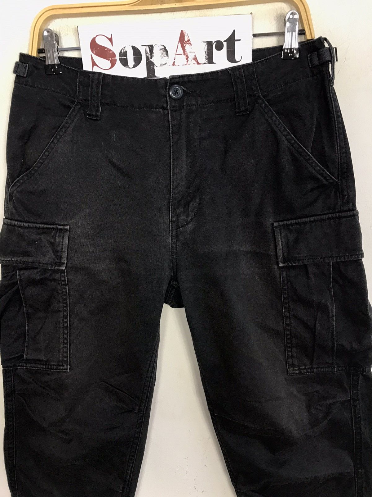 Avirex Vintage Avirex Cargo Short Pants Light Wash Style Size US 32 / EU 48 - 3 Thumbnail