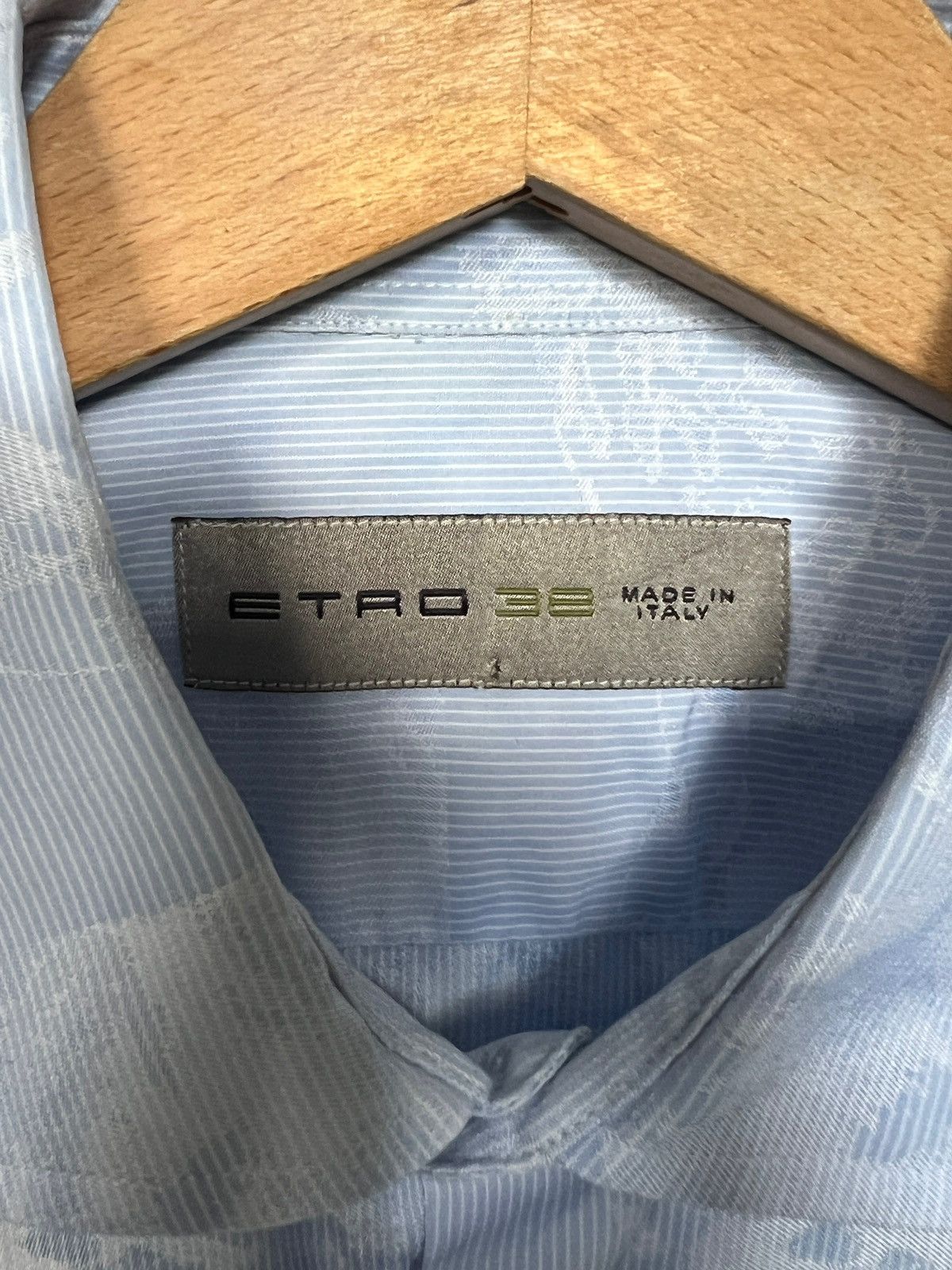 Etro Etro 🇮🇹 Leopard Motif Button Up Shirt Size US M / EU 48-50 / 2 - 8 Thumbnail