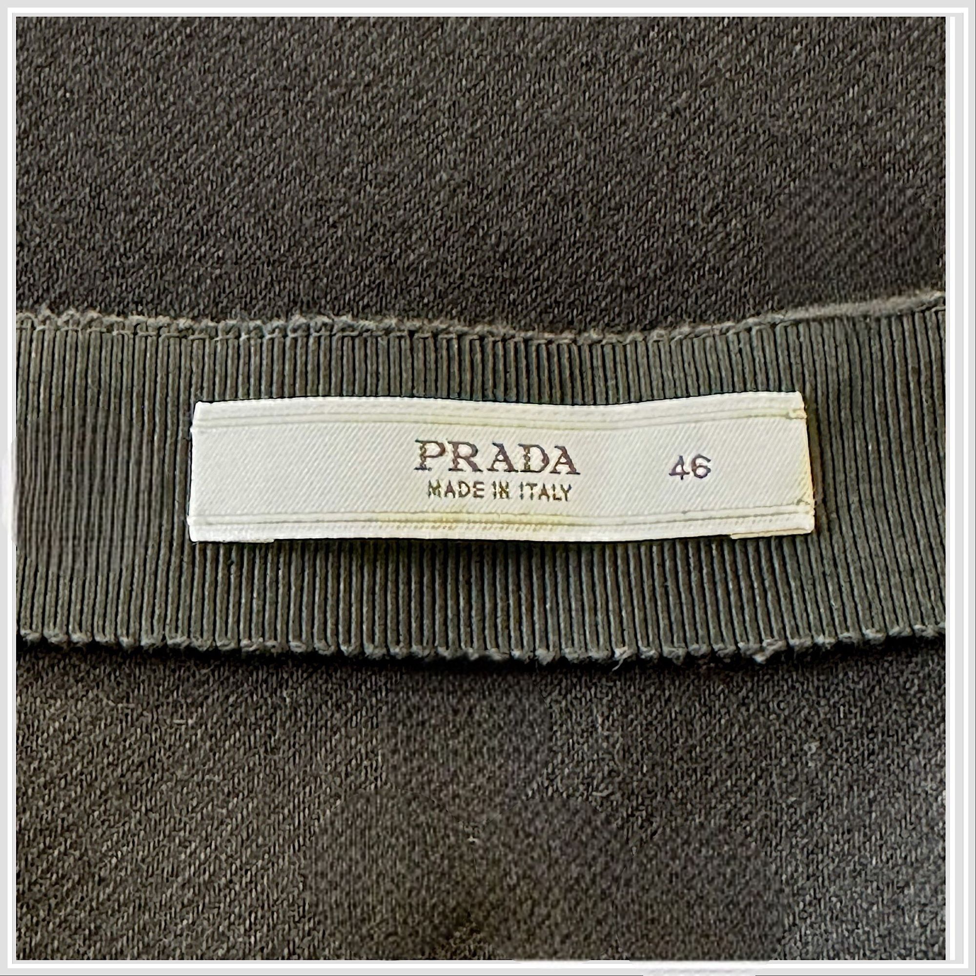 Prada Archival Prada FW2006 Black Wool Wrap Skirt IT46 Italy Size 32" / US 10 / IT 46 - 3 Thumbnail