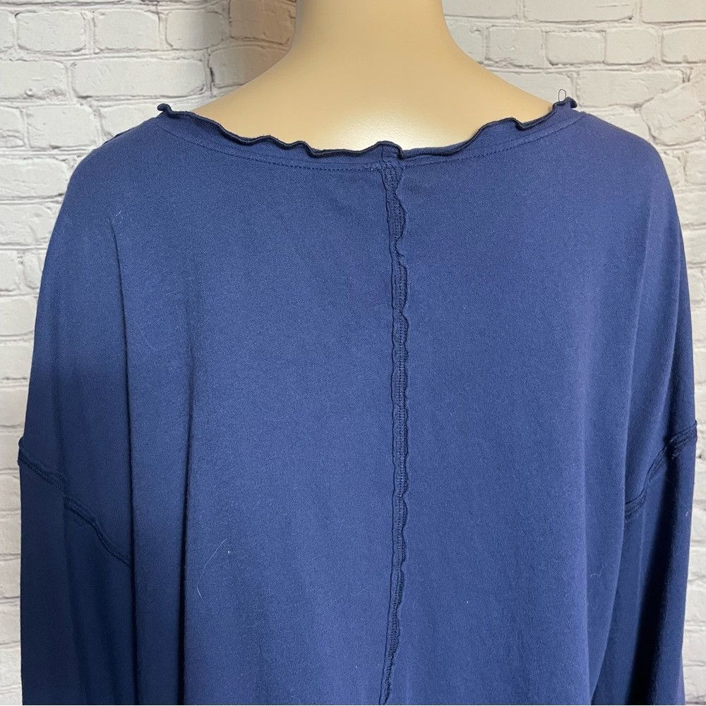Free People NWT New Free People We the Free Bird Gang Blue Top Size M Size M / US 6-8 / IT 42-44 - 9 Thumbnail