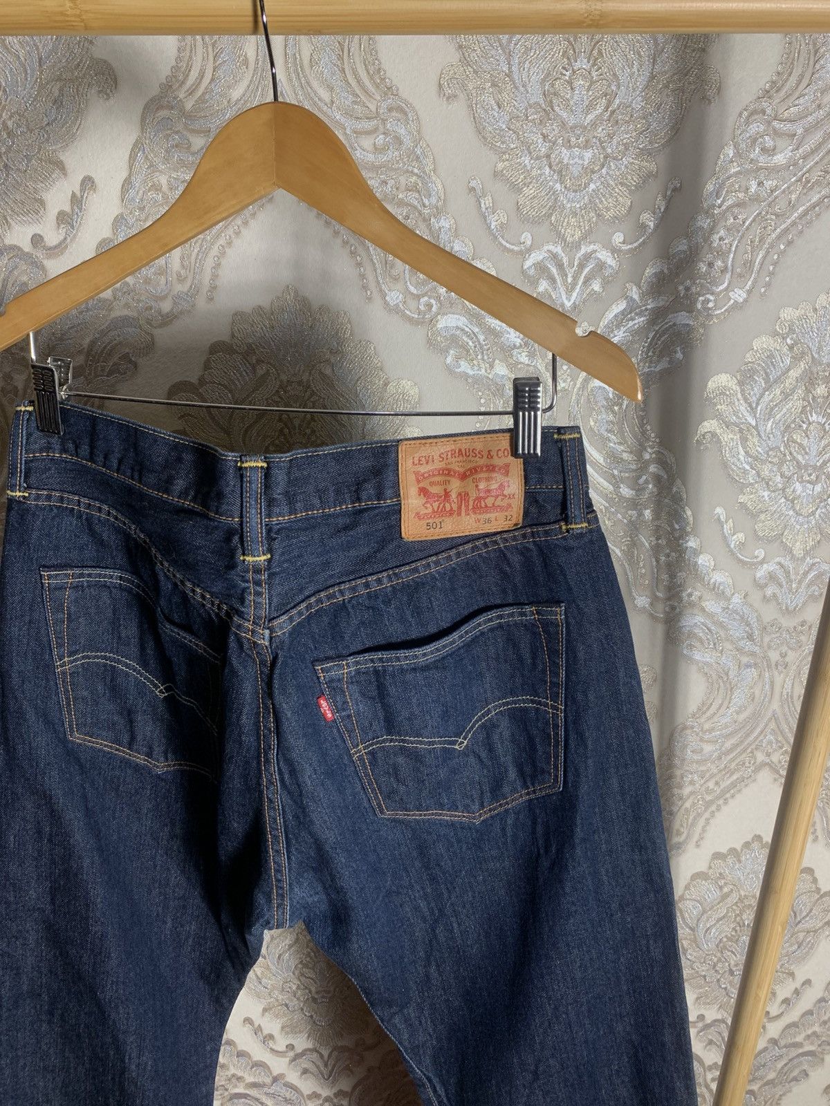 Levi's VINTAGE LEVIS 501 CLASSIC DENIM JEANS CASUAL RETRO Y2K 90s Size US 36 / EU 52 - 6 Thumbnail