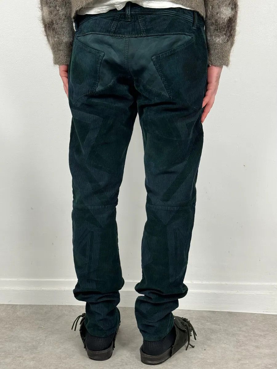 Marithe + Francois Girbaud 2000s Marithé + François Girbaud Dark Green Abstract Pants Size US 33 - 5 Thumbnail