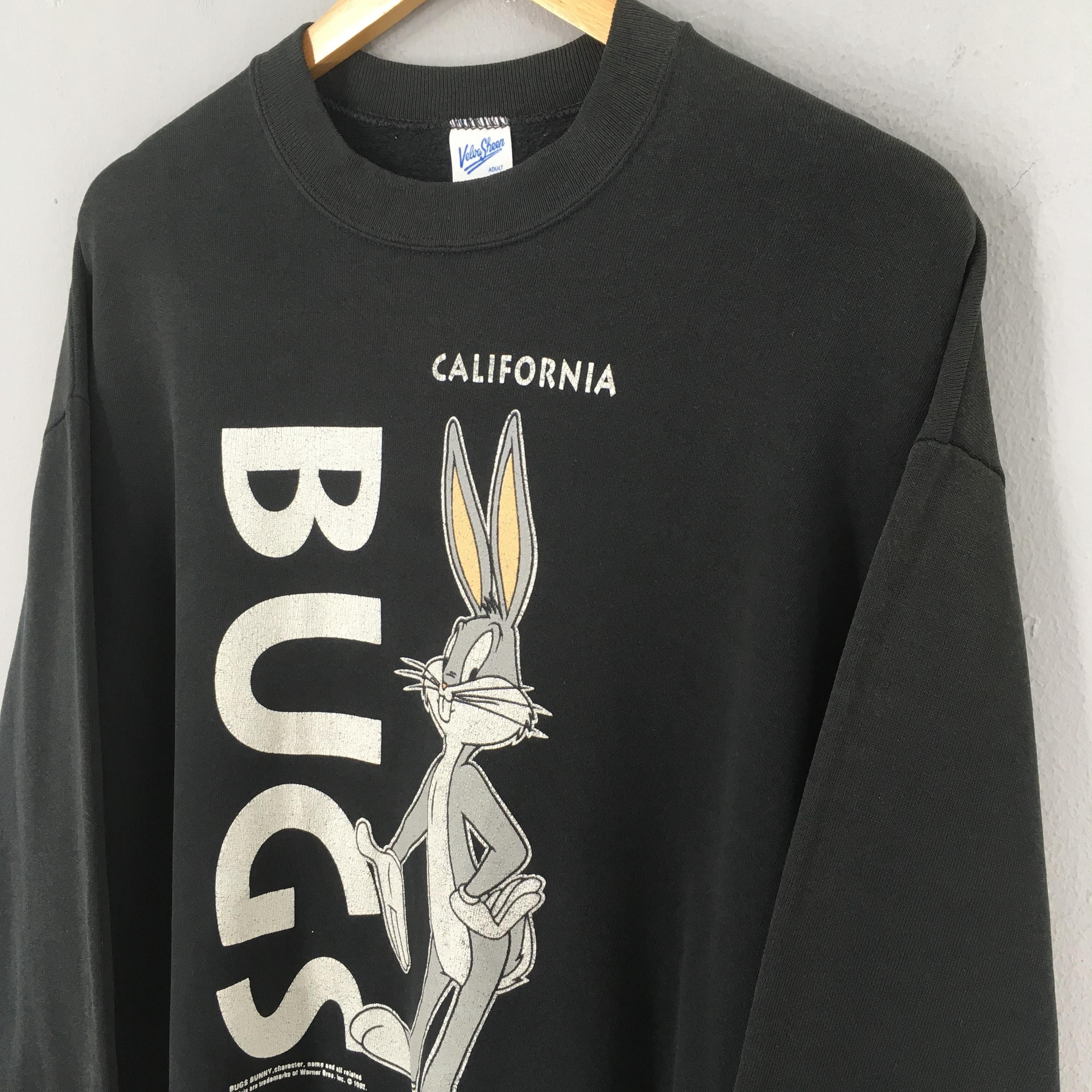 Velva Sheen Vintage Bugs Bunny Warner Bros Sweatshirt Large Size US L / EU 52-54 / 3 - 3 Thumbnail