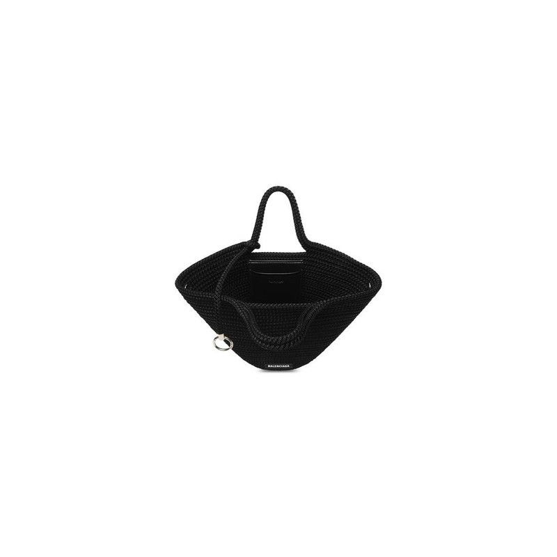 Balenciaga o1tr1nto1225 Size: OS / Ibiza Basket Medium Bag in Black Size ONE SIZE - 5 Thumbnail