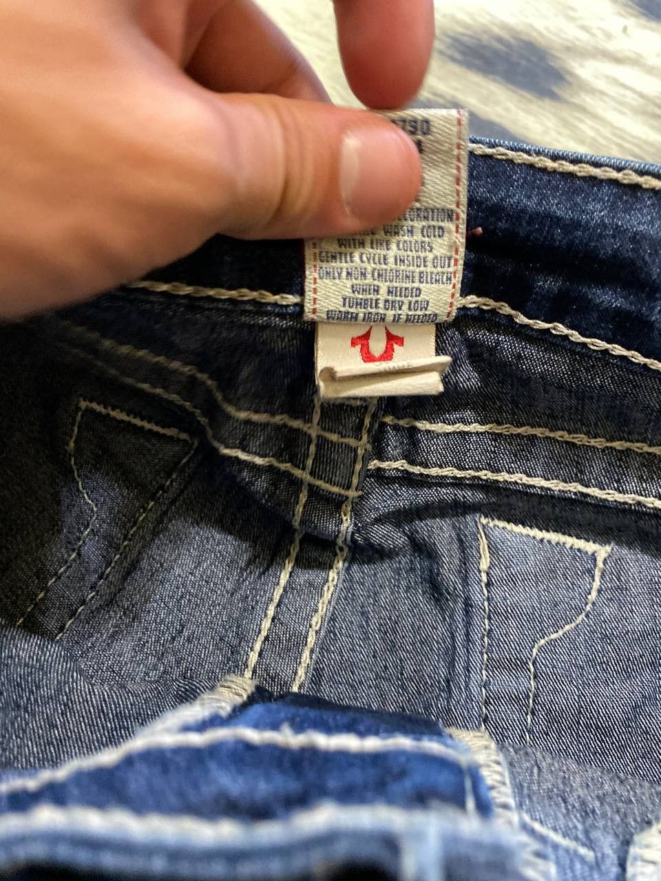 True Religion TRUE RELIGION MADE IN USA Slim Fit Denim Jeans Clean Look Size 28" / US 6 / IT 42 - 4 Thumbnail