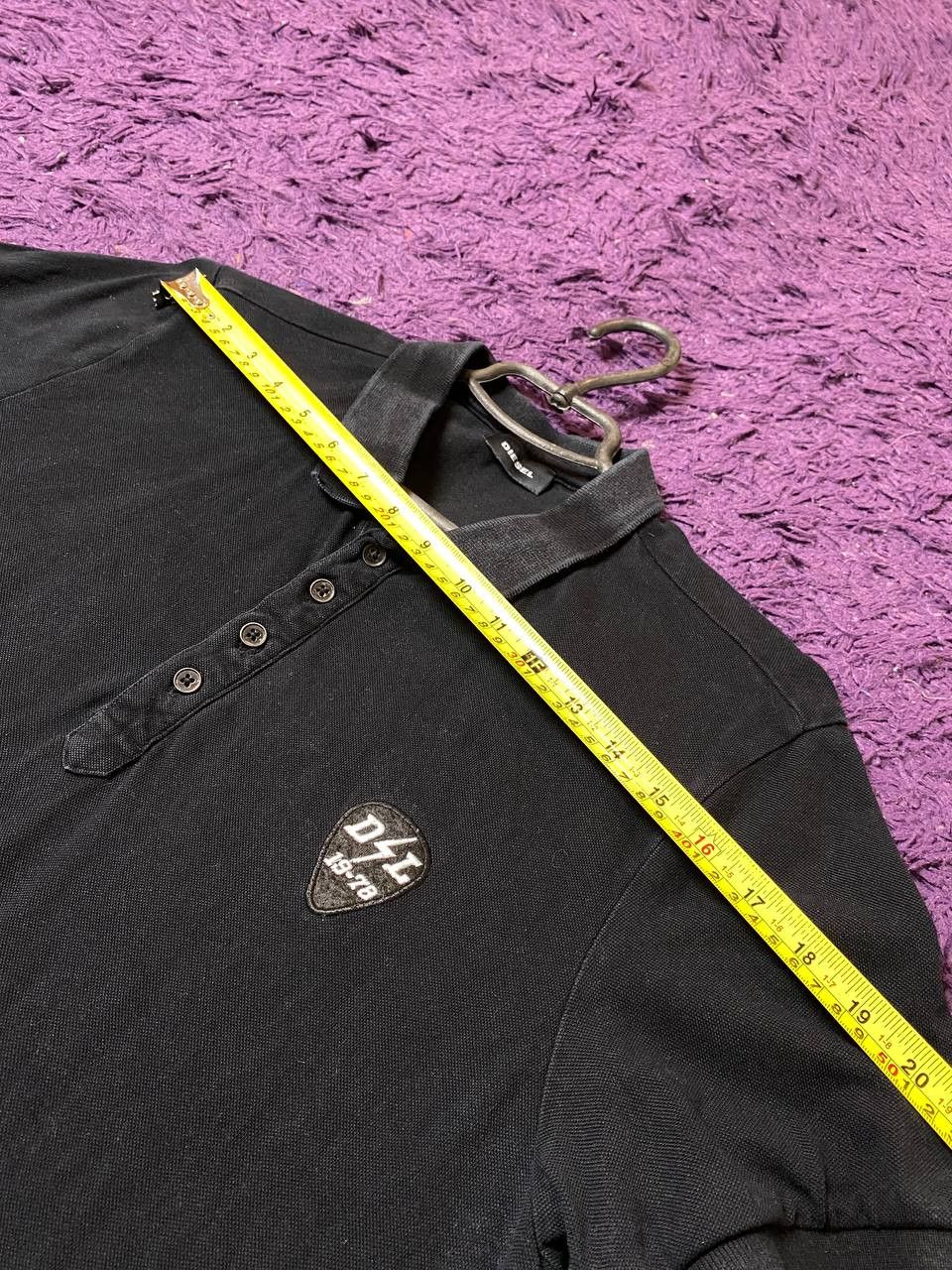 Diesel Vintage Diesel Y2K Logo Streetwear Polo Size L Size US L / EU 52-54 / 3 - 12 Thumbnail