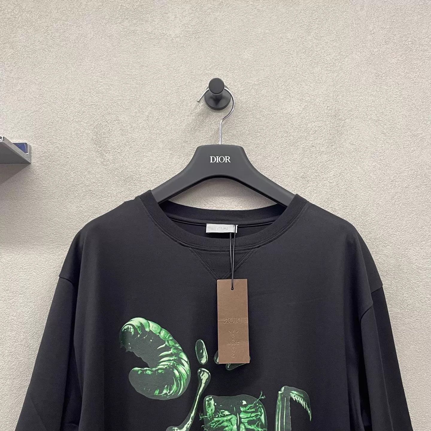 Dior Dior x Travis Scott Black Short Sleeve T-Shirt L Size US L / EU 52-54 / 3 - 4 Thumbnail