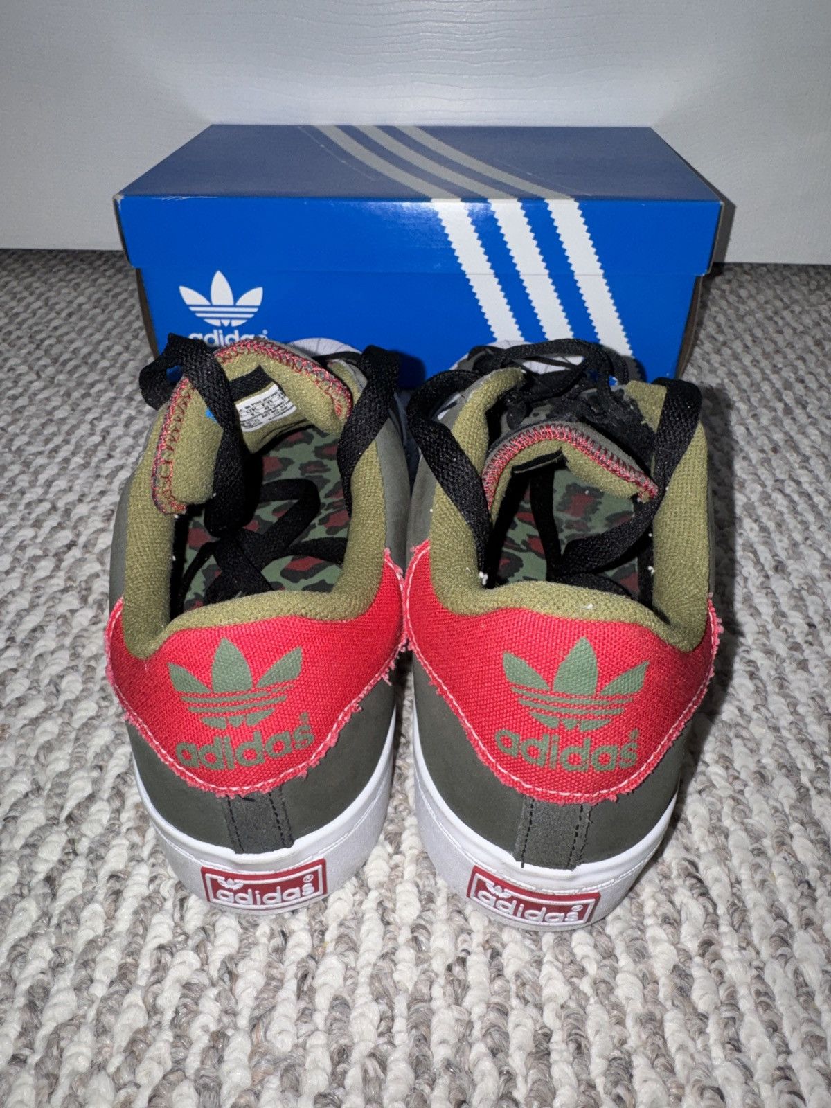 Adidas Adidas Superstar Vulc Olive/Orange 9 – Vintage Skate Edition Size US 9 / EU 42 - 4 Thumbnail