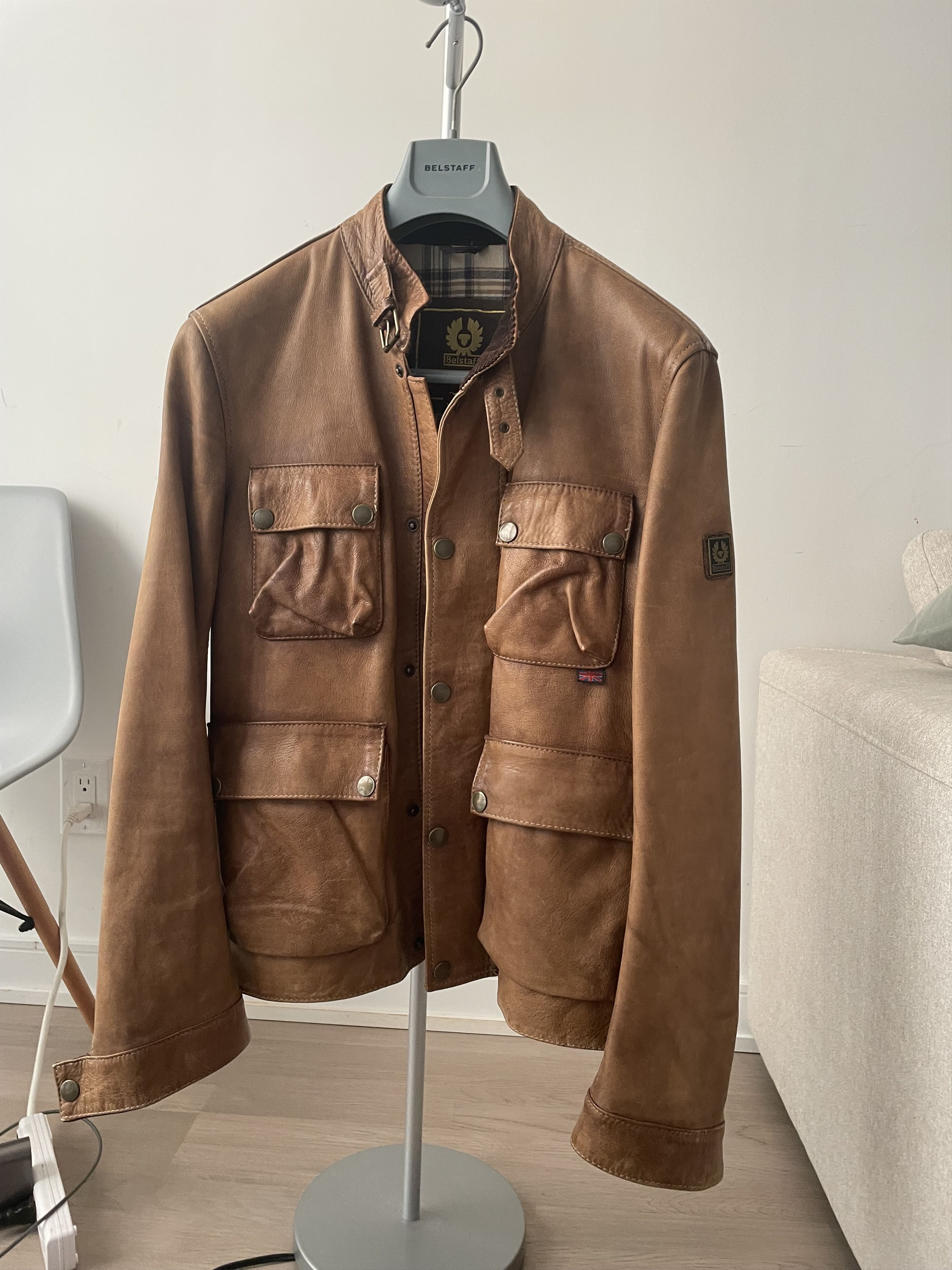 ベルスタッフ　ブラッドジャケット BELSTAFF BRAD JACKET エイジング加工を施した大人なレザージャケット