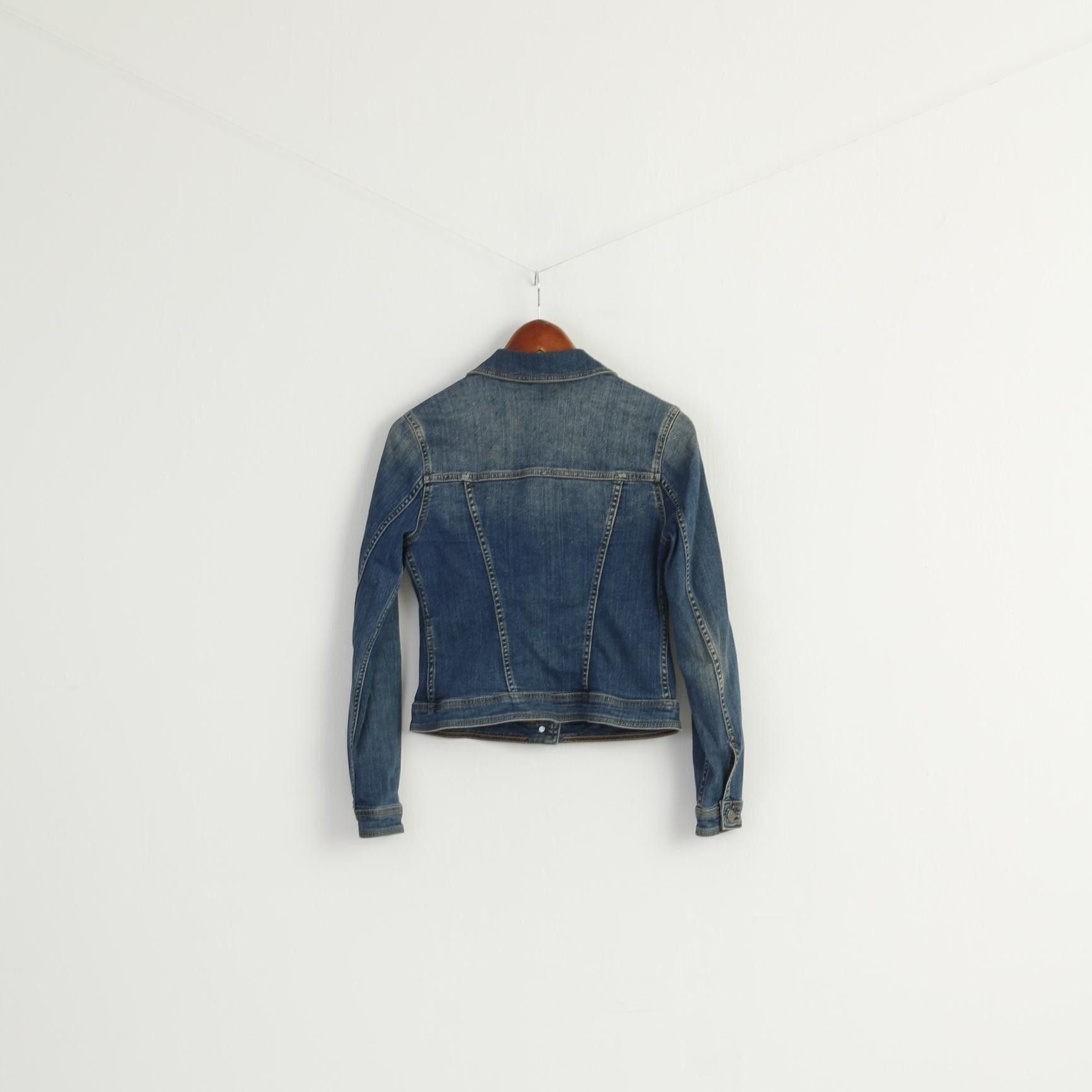 Liu Jo LIU-JO Jeans Women M (S) Jacekt Blue Denim 7916 Size M / US 6-8 / IT 42-44 - 7 Thumbnail