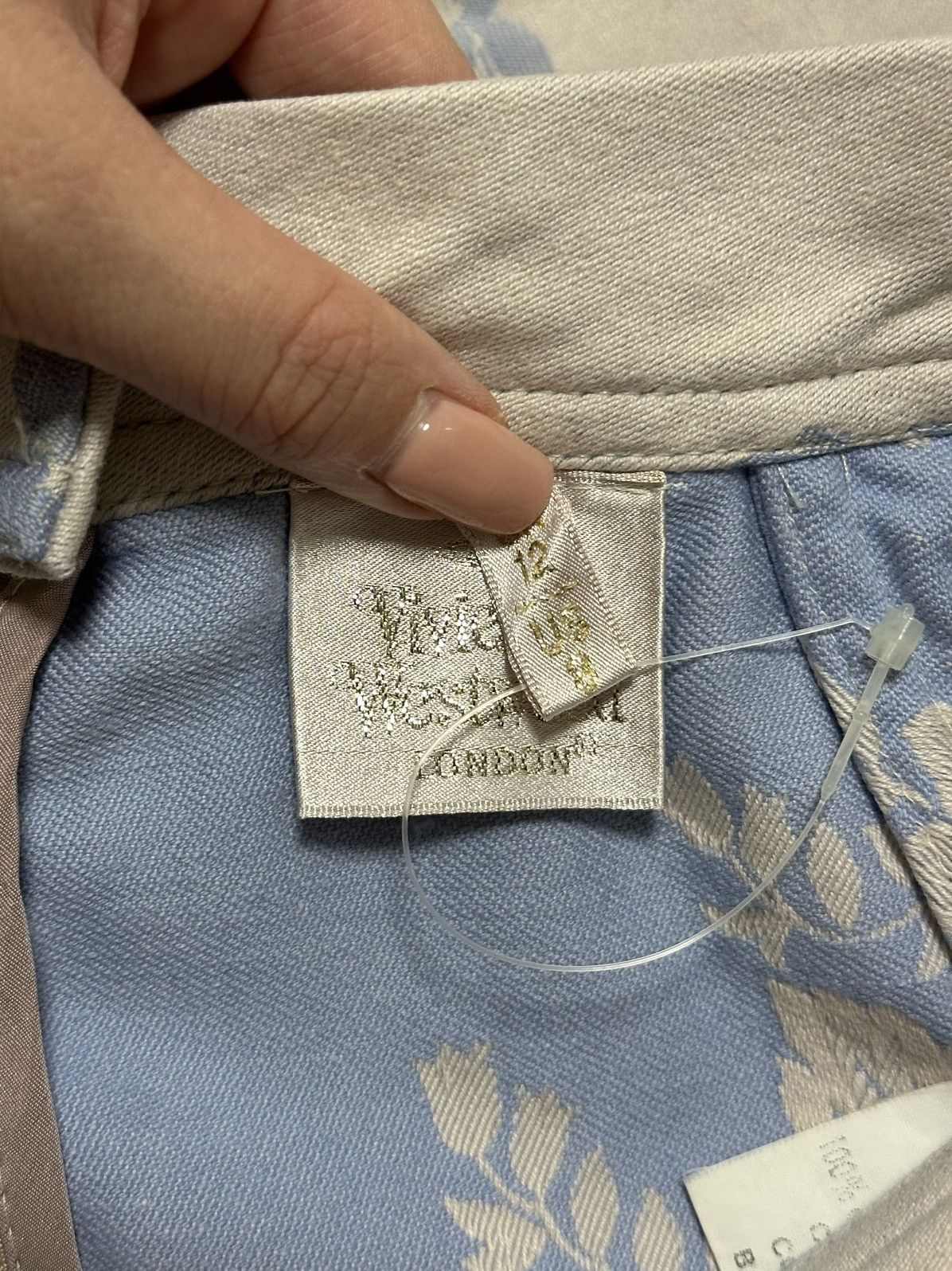 Vivienne Westwood VIVIENNE WESTWOOD S/S 1998 "Tied To The Mast" Floral Skirt Size 28" / US 6 / IT 42 - 6 Thumbnail