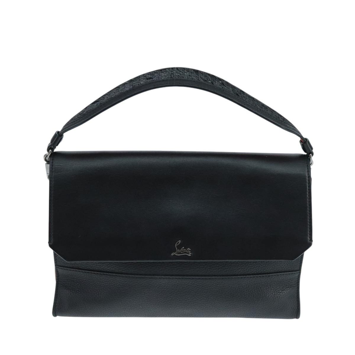 Christian Louboutin Black Leather Handbag (Pre-Owned) Size ONE SIZE - 1 Thumbnail