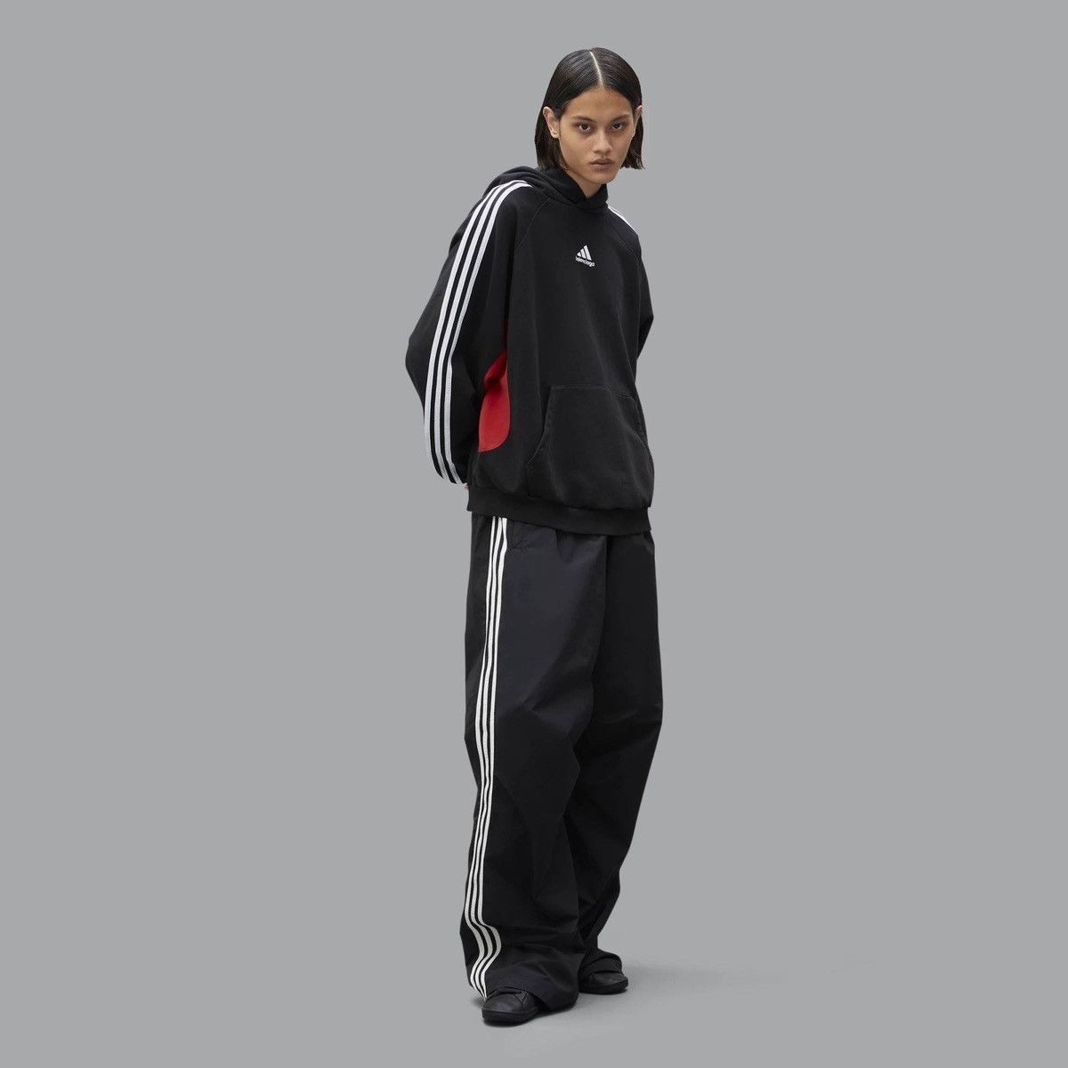 Adidas × Balenciaga Balenciaga adidas 90s hoodie Size US L / EU 52-54 / 3 - 9 Thumbnail