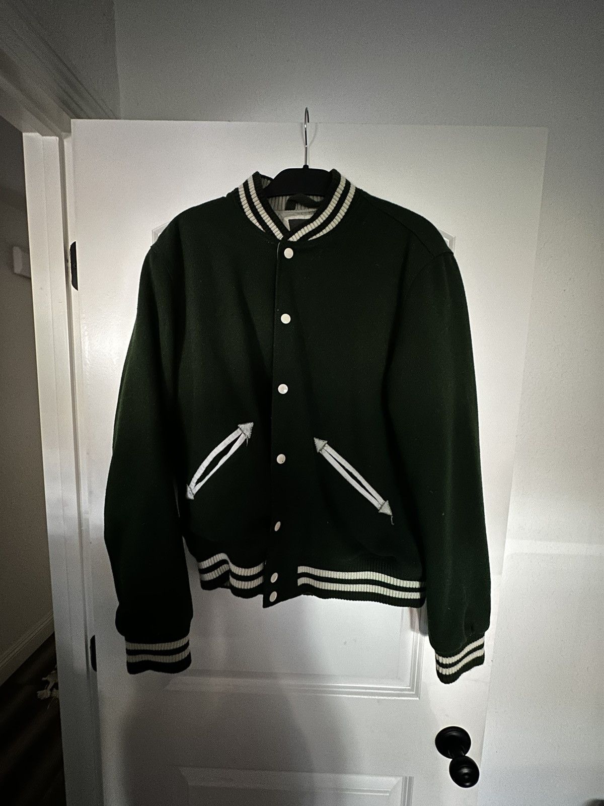 H&M H&M varsity jacket Grailed