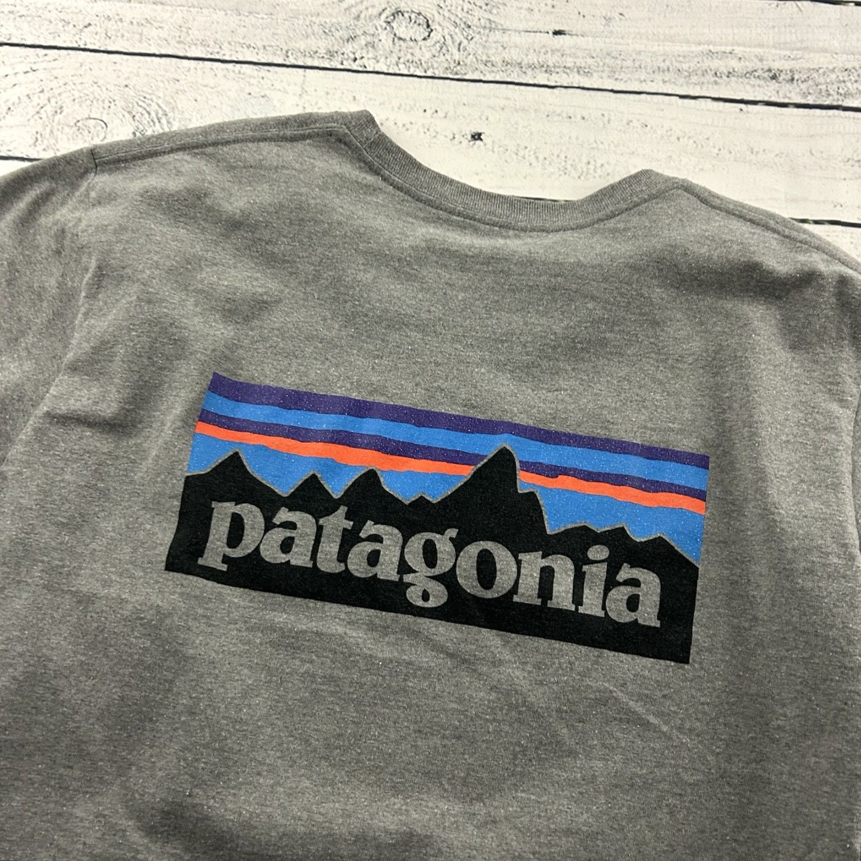 Patagonia Patagonia T-Shirt Regular Fit Long Sleeve Crew Neck Men's XL Gray Size US XL / EU 56 / 4 - 6 Thumbnail