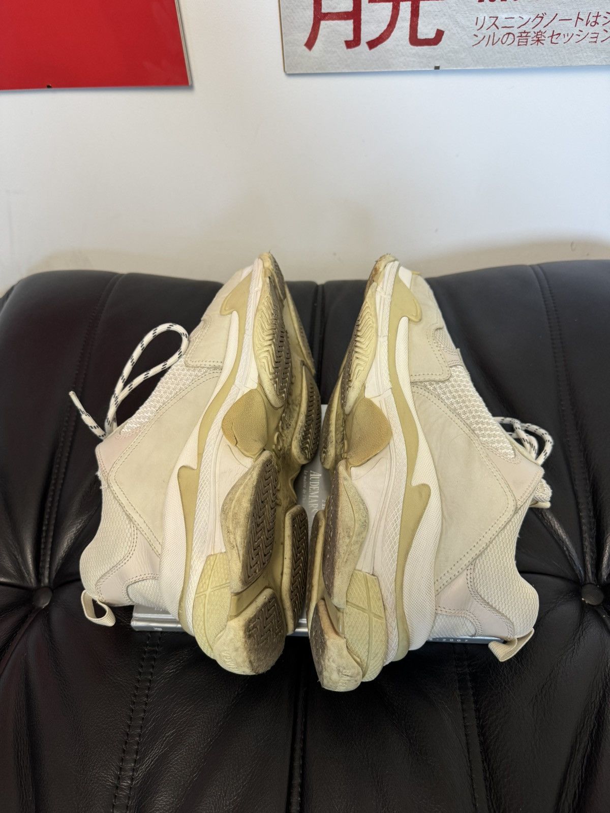 Balenciaga Balenciaga Triple S Biege Oversize Designer Shoes Luxury Size US 12 / EU 45 - 5 Thumbnail