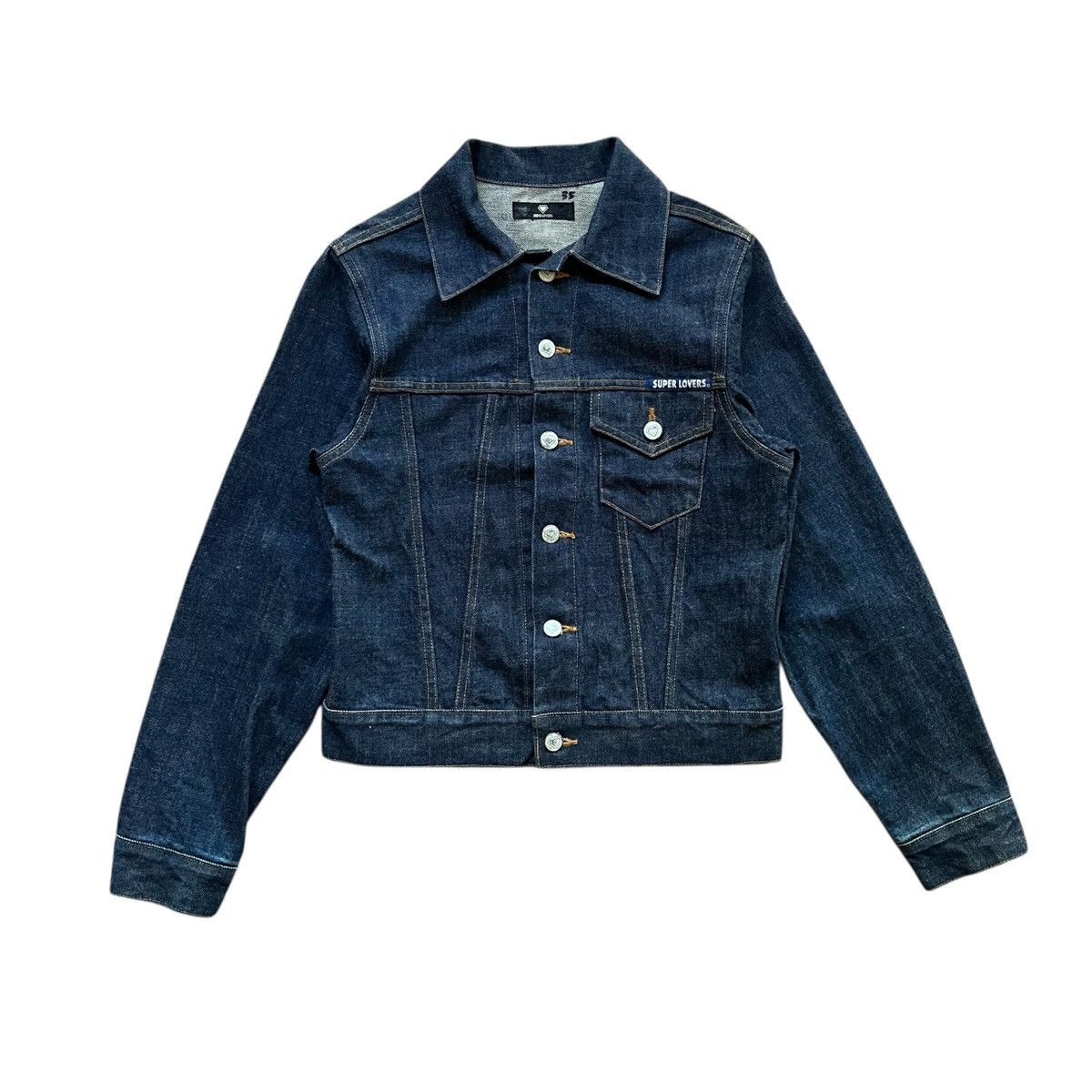 Vintage Vintage Super Lovers Denim Jacket Size US M / EU 48-50 / 2 - 1 Thumbnail