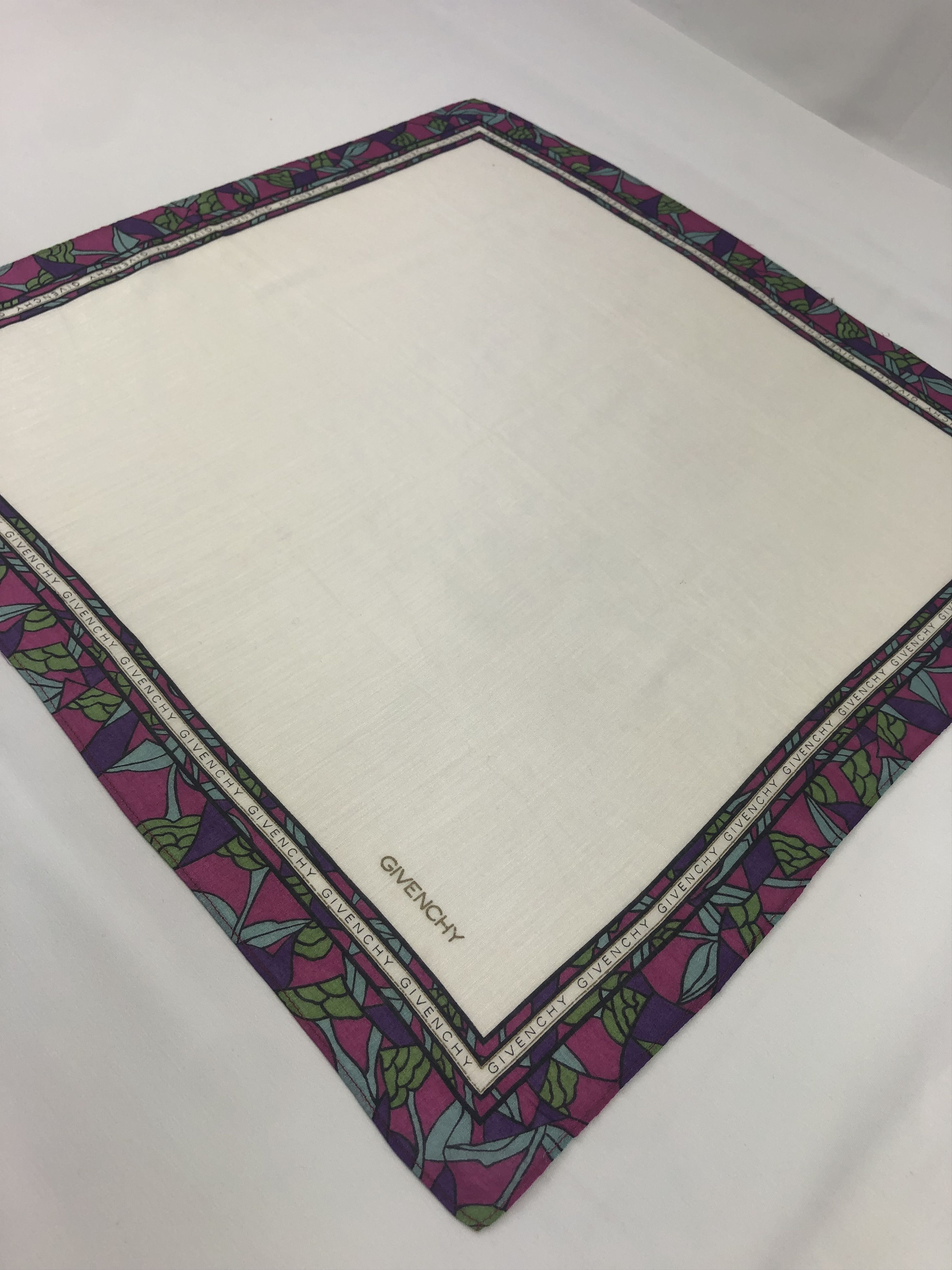 Vintage Givenchy Handkerchief / Bandana / Neckerchief / Headscarf Size ONE SIZE - 4 Thumbnail