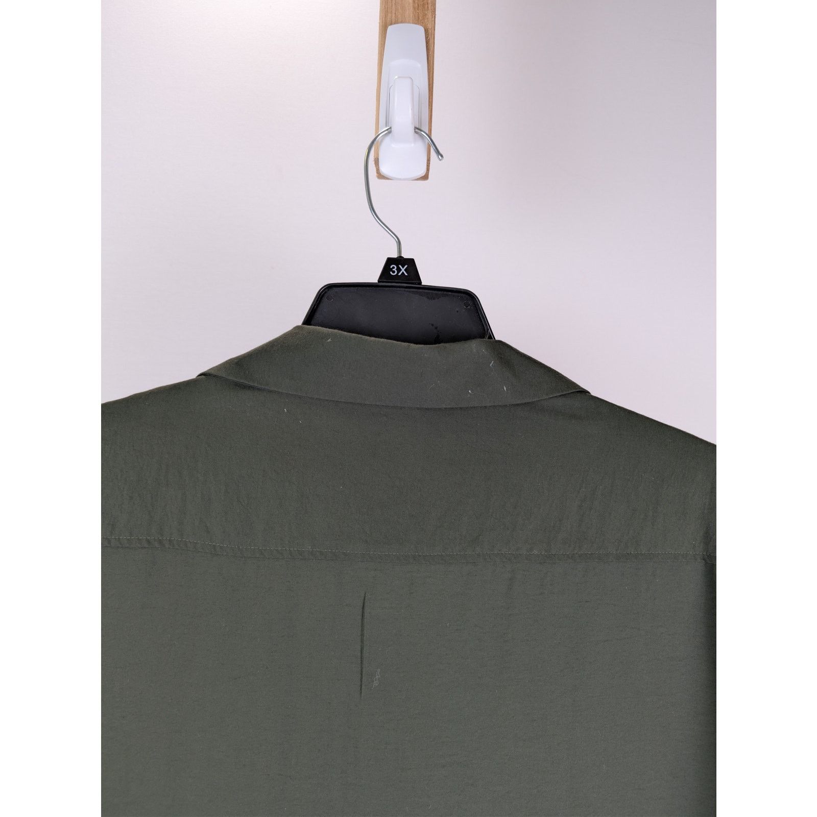 NN07 o1rshd1 CC20 Men's Dark Green Resort Collar Shirt Size US S / EU 44-46 / 1 - 14 Thumbnail