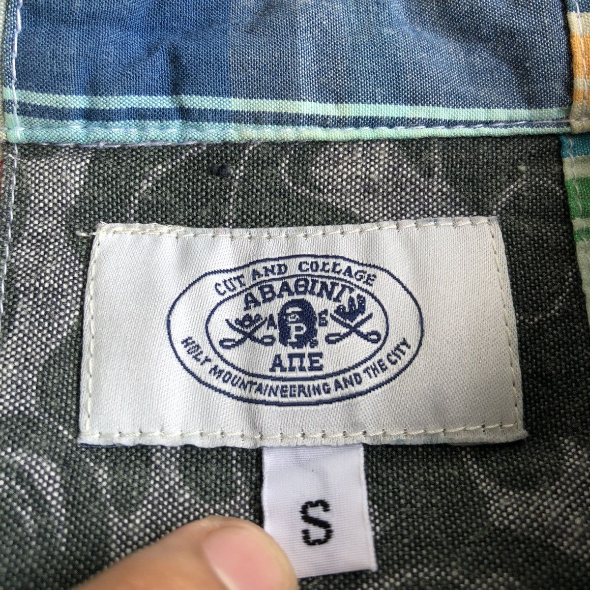 Bape OG Bape A Bathing Ape Camo Patchwork Long Slevee Shirt Size US S / EU 44-46 / 1 - 17 Thumbnail
