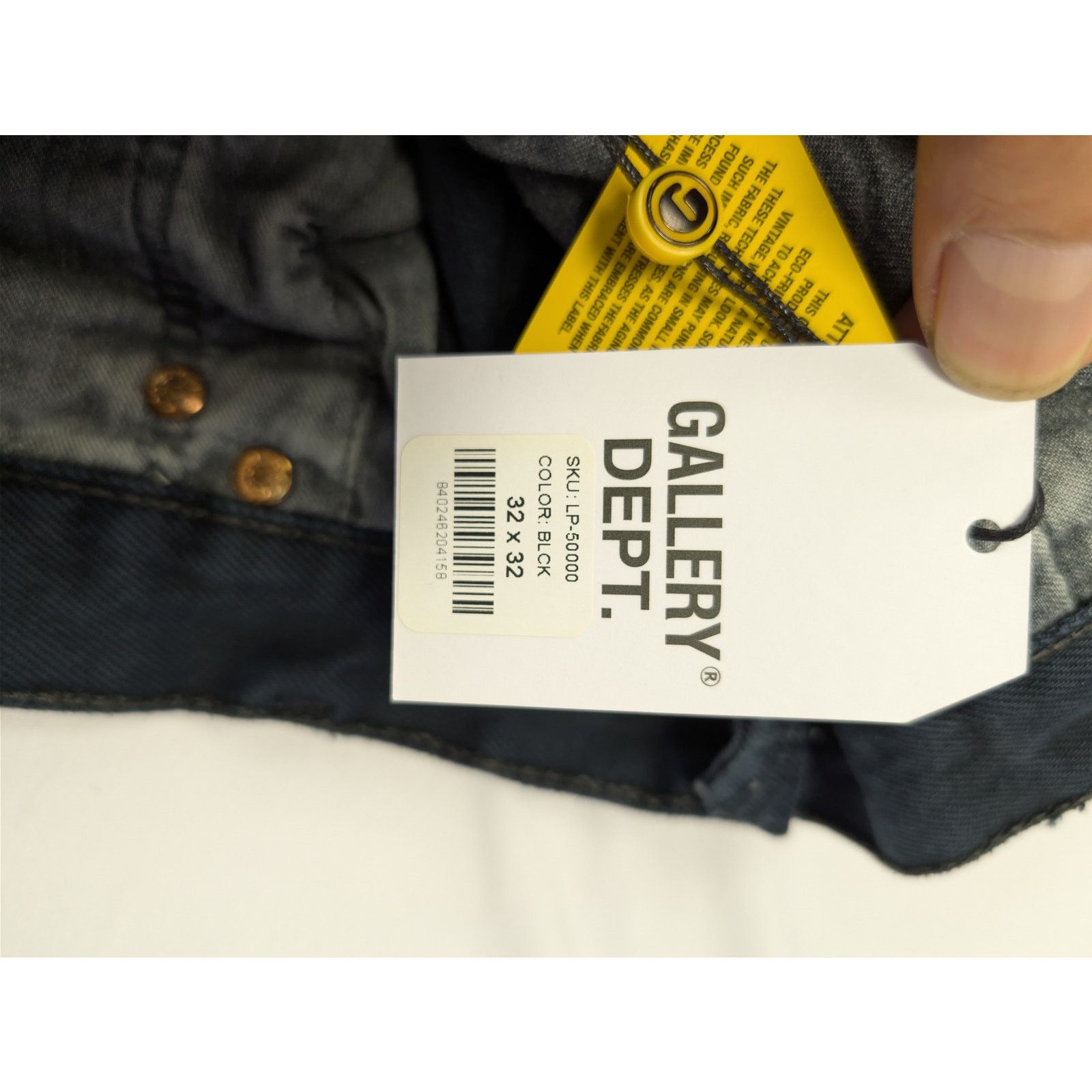 Gallery Dept. o1rshd1 Lenny Flare Denim Jeans in Black Size US 32 / EU 48 - 21 Thumbnail