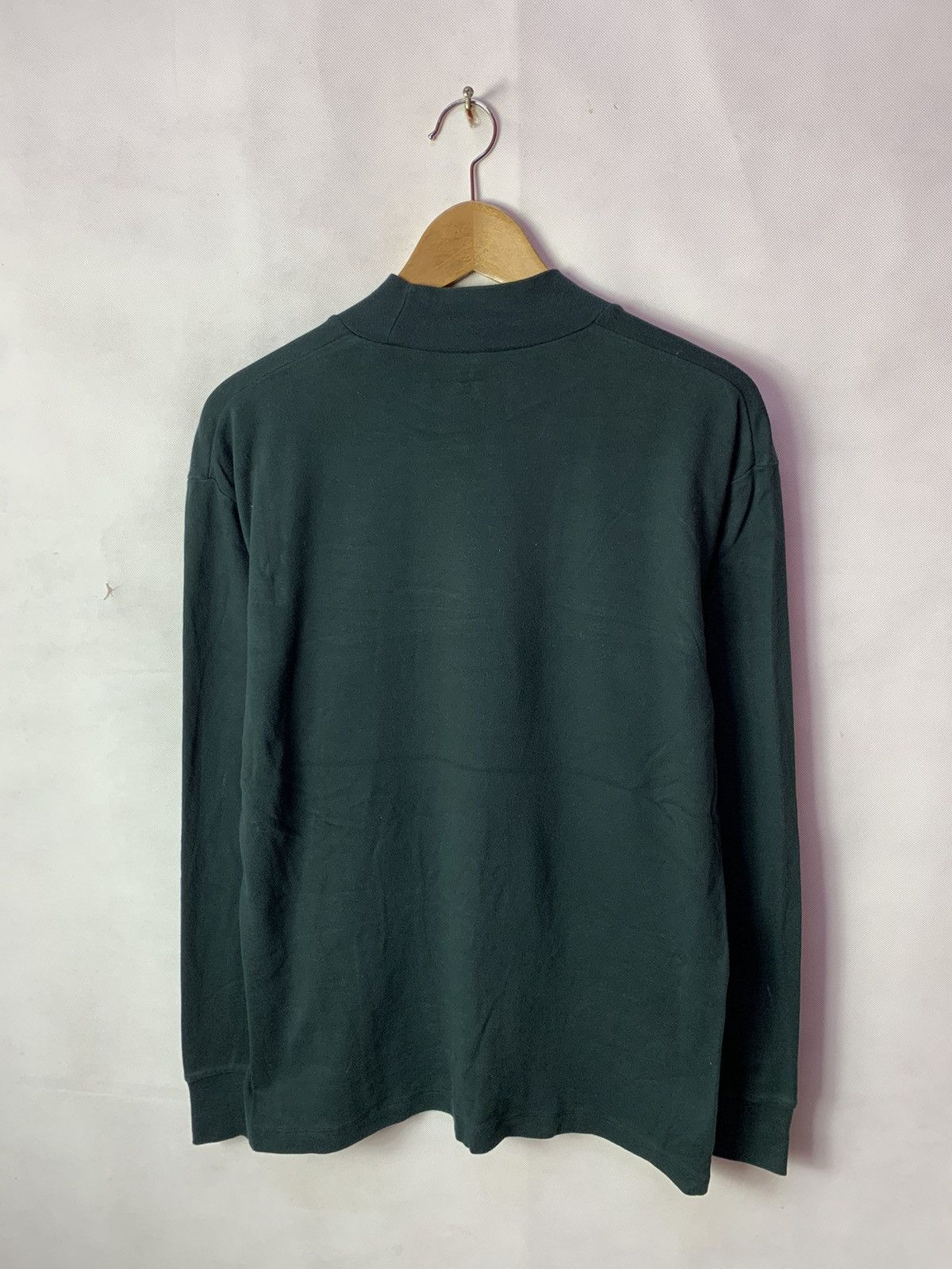 Japanese Brand × Uniqlo 🔥 Uniqlo High Collar Turtle Neck Emerald Green Longsleeves Size US L / EU 52-54 / 3 - 3 Thumbnail