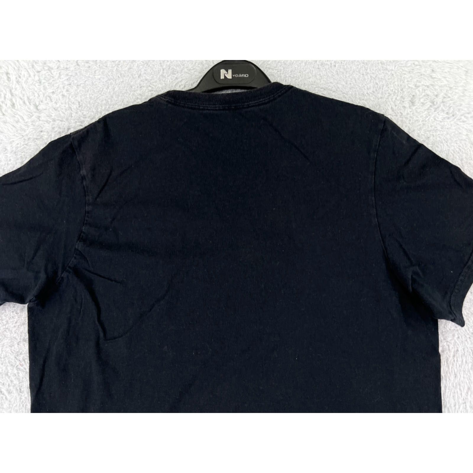 Adidas Adidas Shirt Men Large Black Spellout Logo Short Sleeve Crew Neck 100% Cotton Size US L / EU 52-54 / 3 - 7 Thumbnail