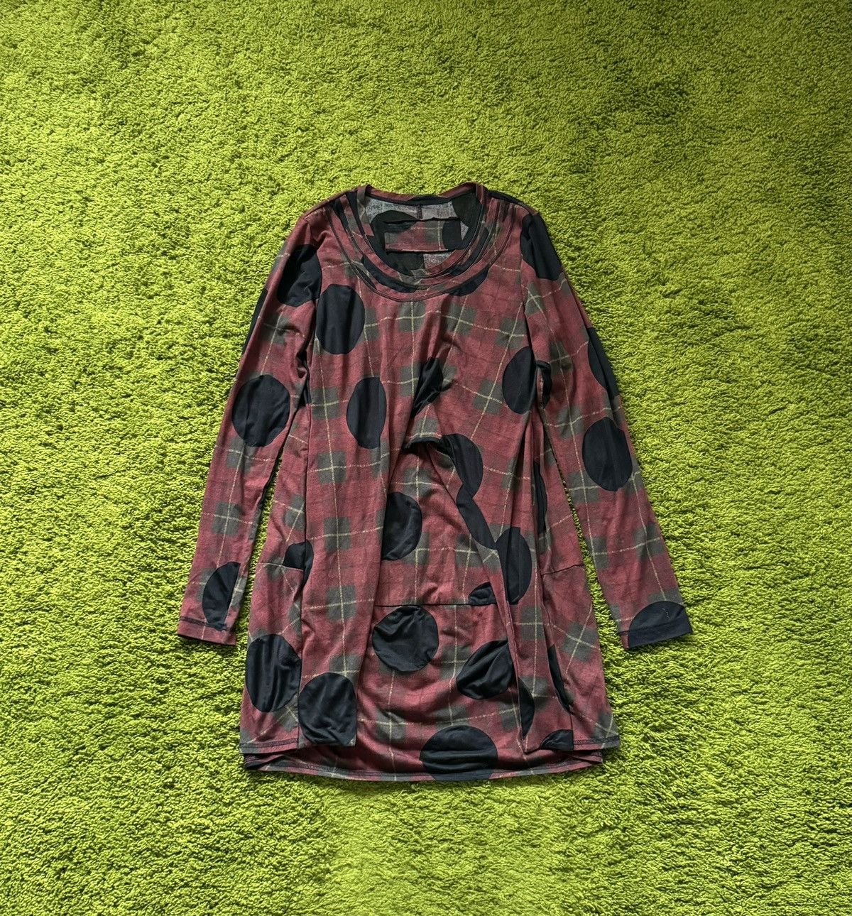 Rundholz Rundholz avant Garde polka dot tartan dress tunic Size XL / US 12-14 / IT 48-50 - 1 Thumbnail
