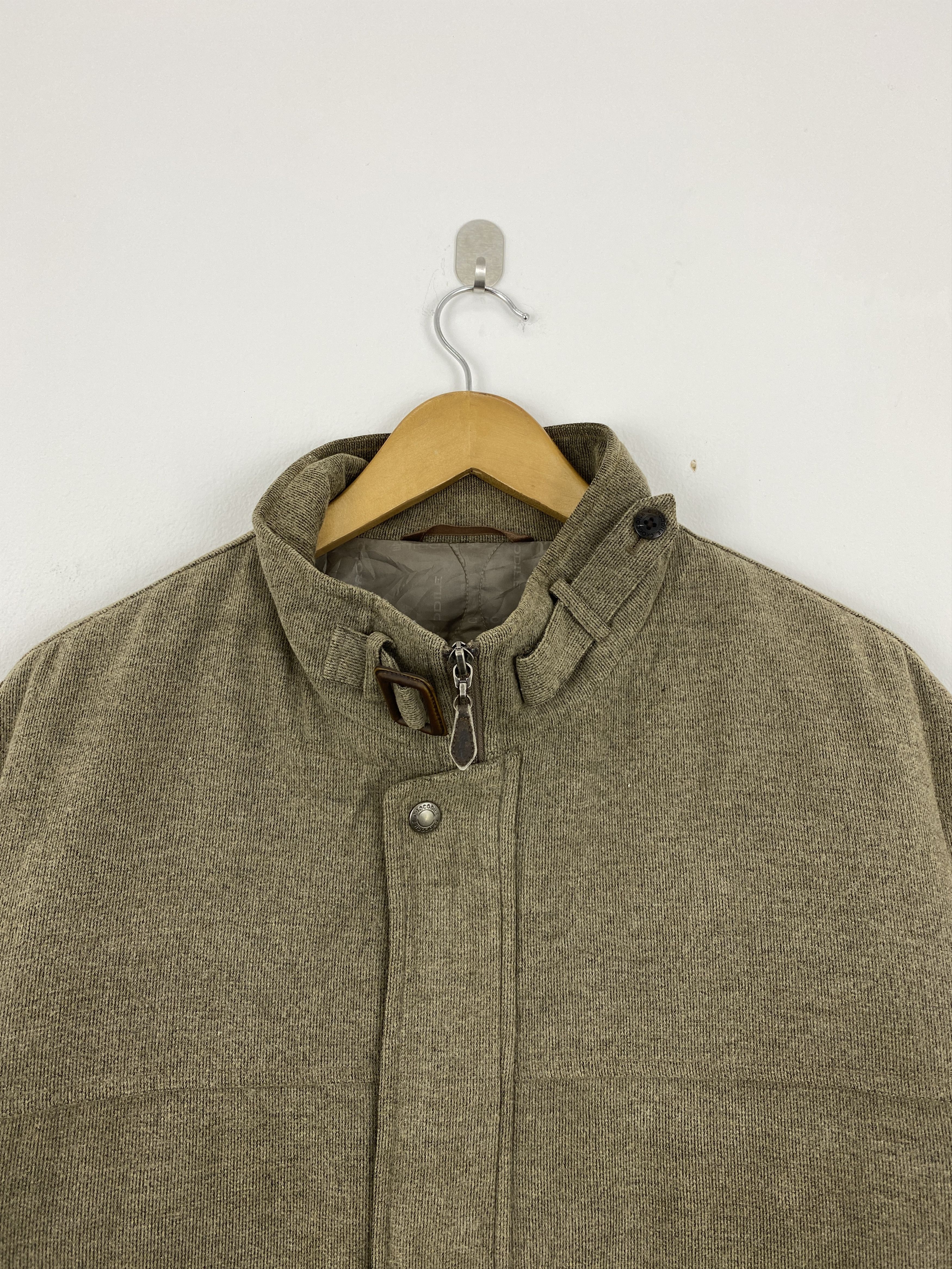 Japanese Brand Vintage Crocodile Ponteroro Zipper Up Jacket Brown JA0083 Size US L / EU 52-54 / 3 - 2 Thumbnail