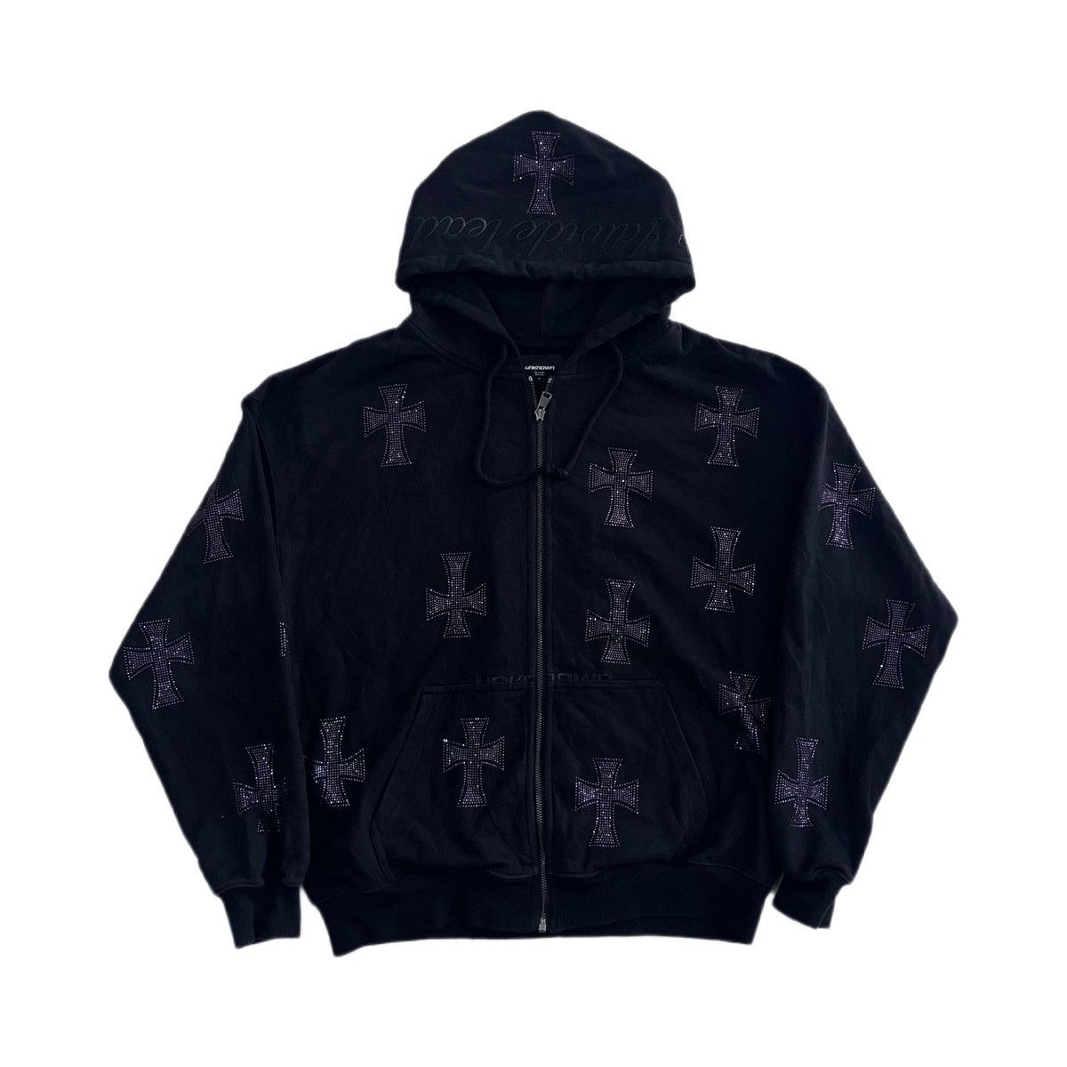 Unknown London Rhinestone hoodie L | Grailed