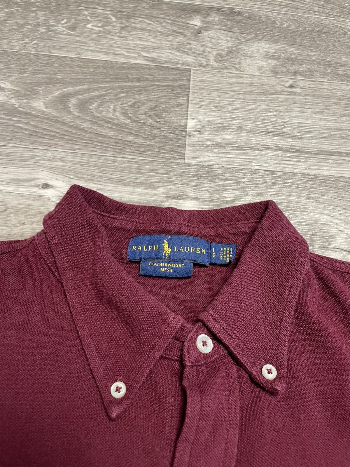 Polo Ralph Lauren Polo Ralph Lauren Long Sleeve Featherweight Mesh Shirt Size US L / EU 52-54 / 3 - 7 Thumbnail