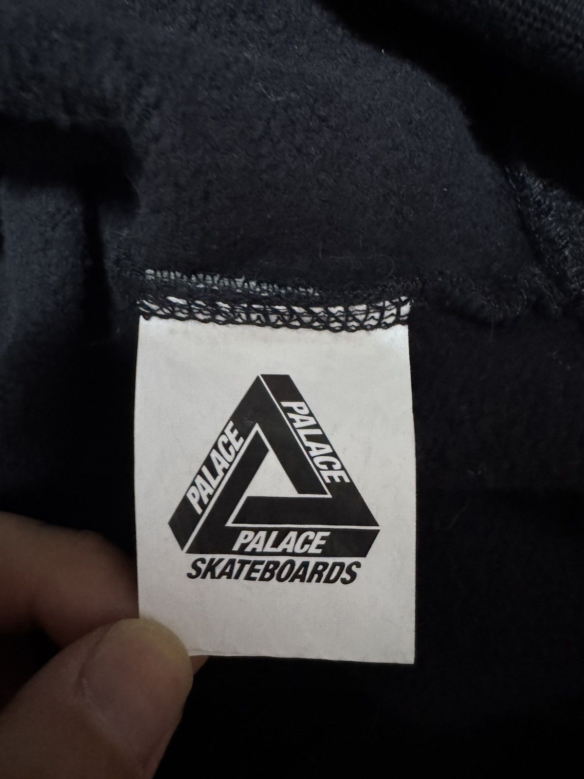 Palace x Maharishi Temple Script Crew Black - 25SS