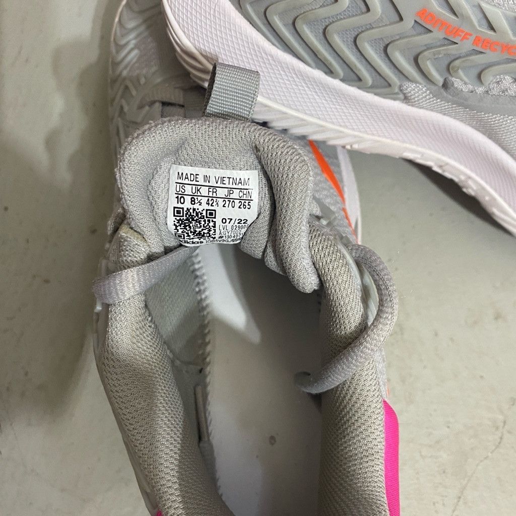 Adidas Women's Adidas Sneakers Gray Pink Size 10 Size US 10 / IT 40 - 2 Thumbnail