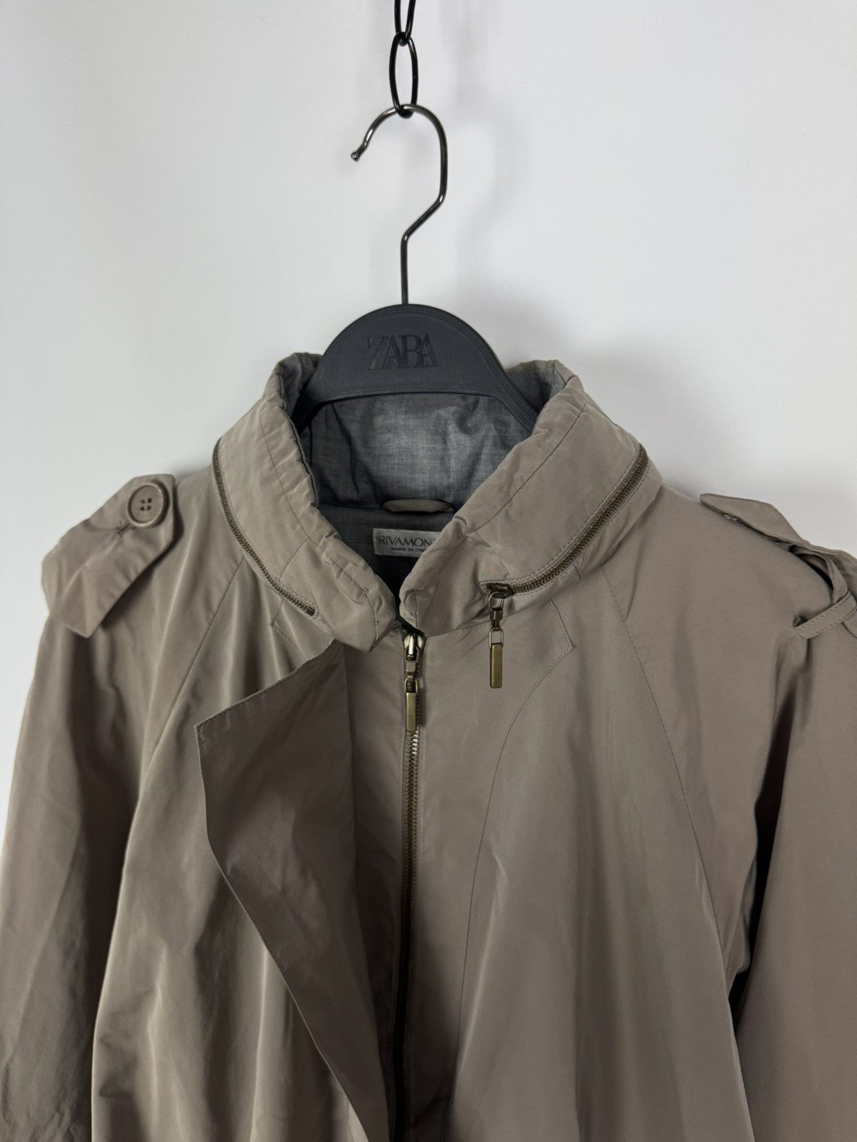 Brunello Cucinelli Rivamonti by Brunello Cucinelli Woman’s Trench Coat Jacket Size XL / US 12-14 / IT 48-50 - 15 Thumbnail