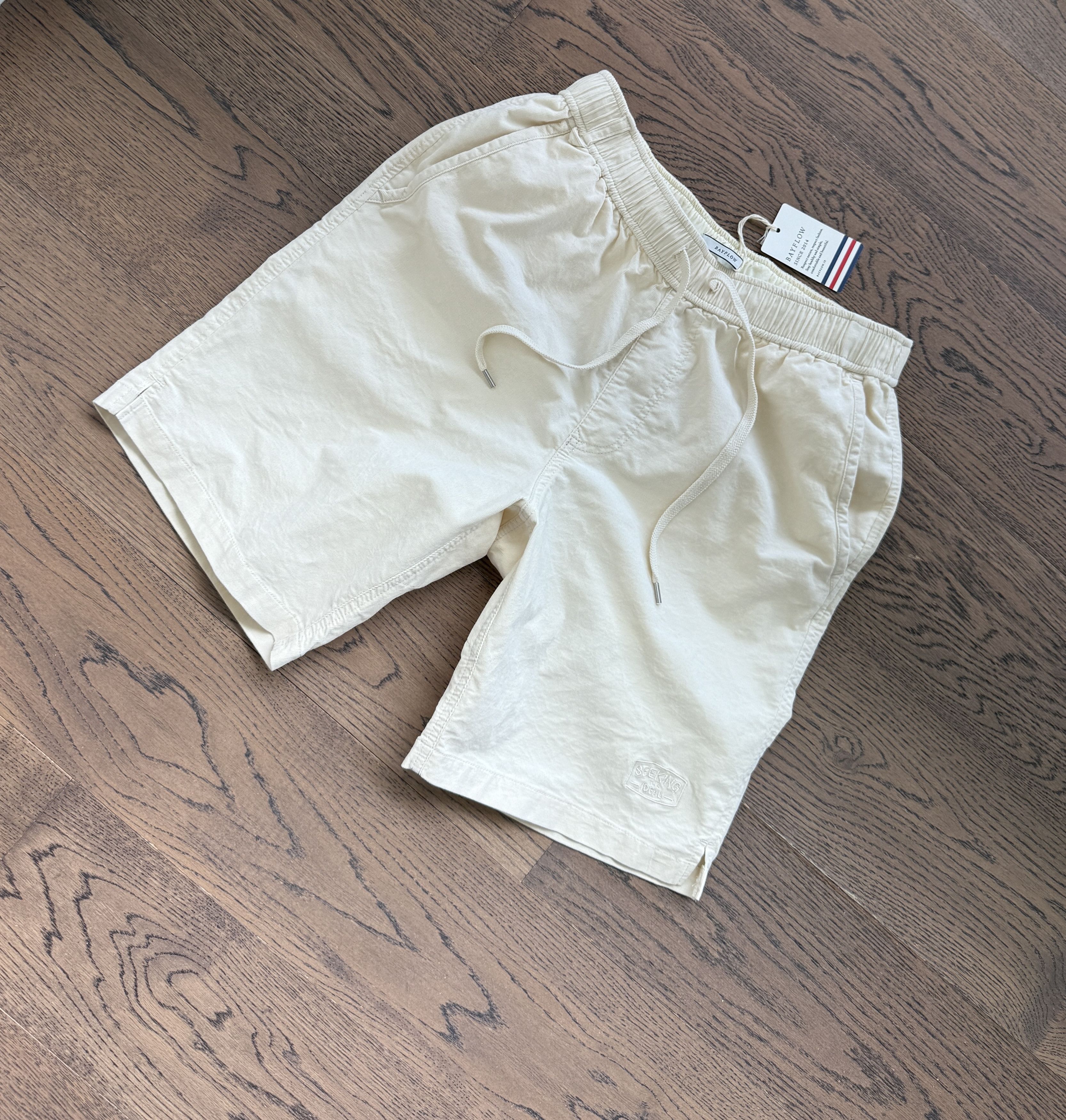Japanese Brand Bayflow Japan Mens Beige Thin Corduroy Summer Shorts Size US 32 / EU 48 - 5 Thumbnail